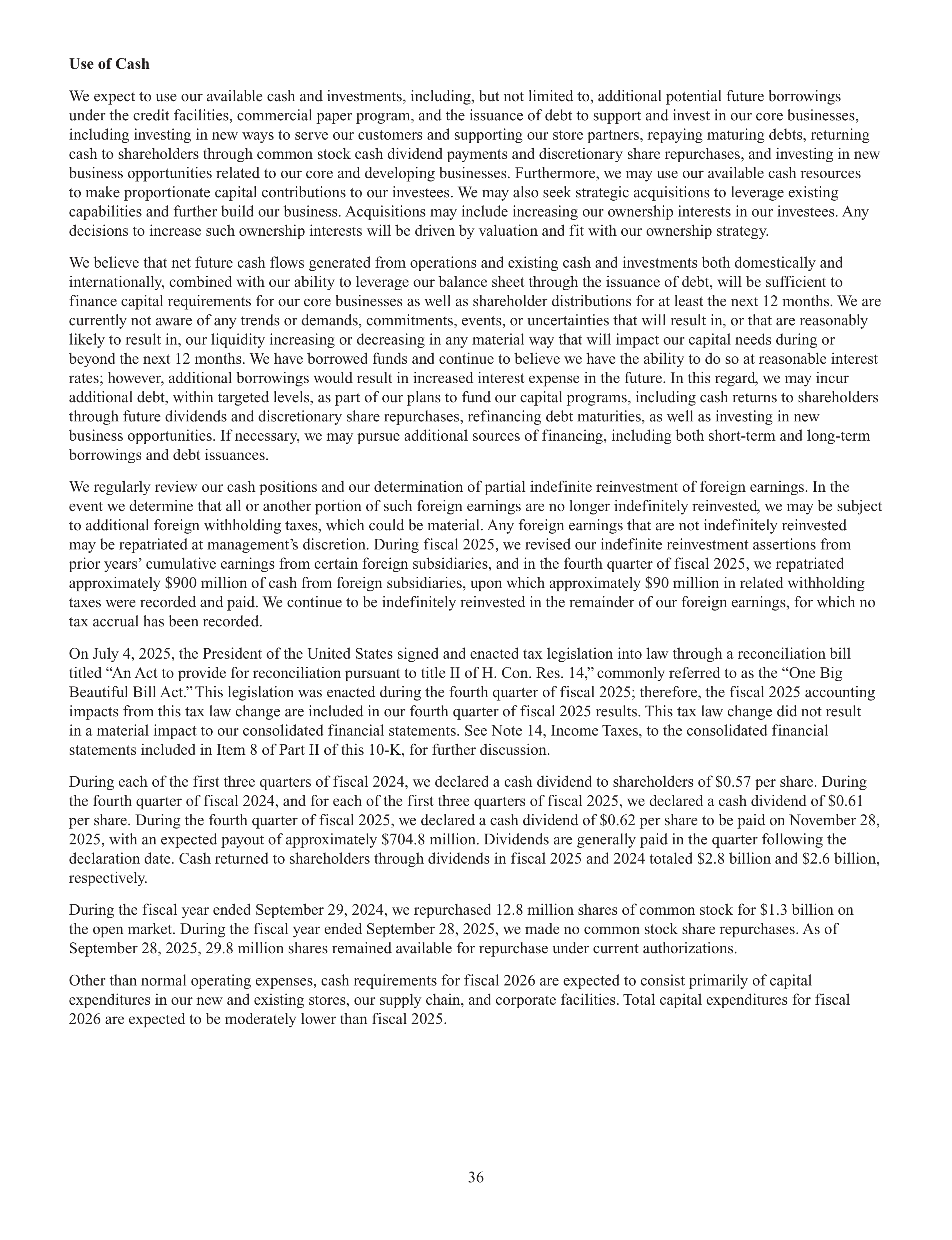 Starbucks Annual Report — page 39