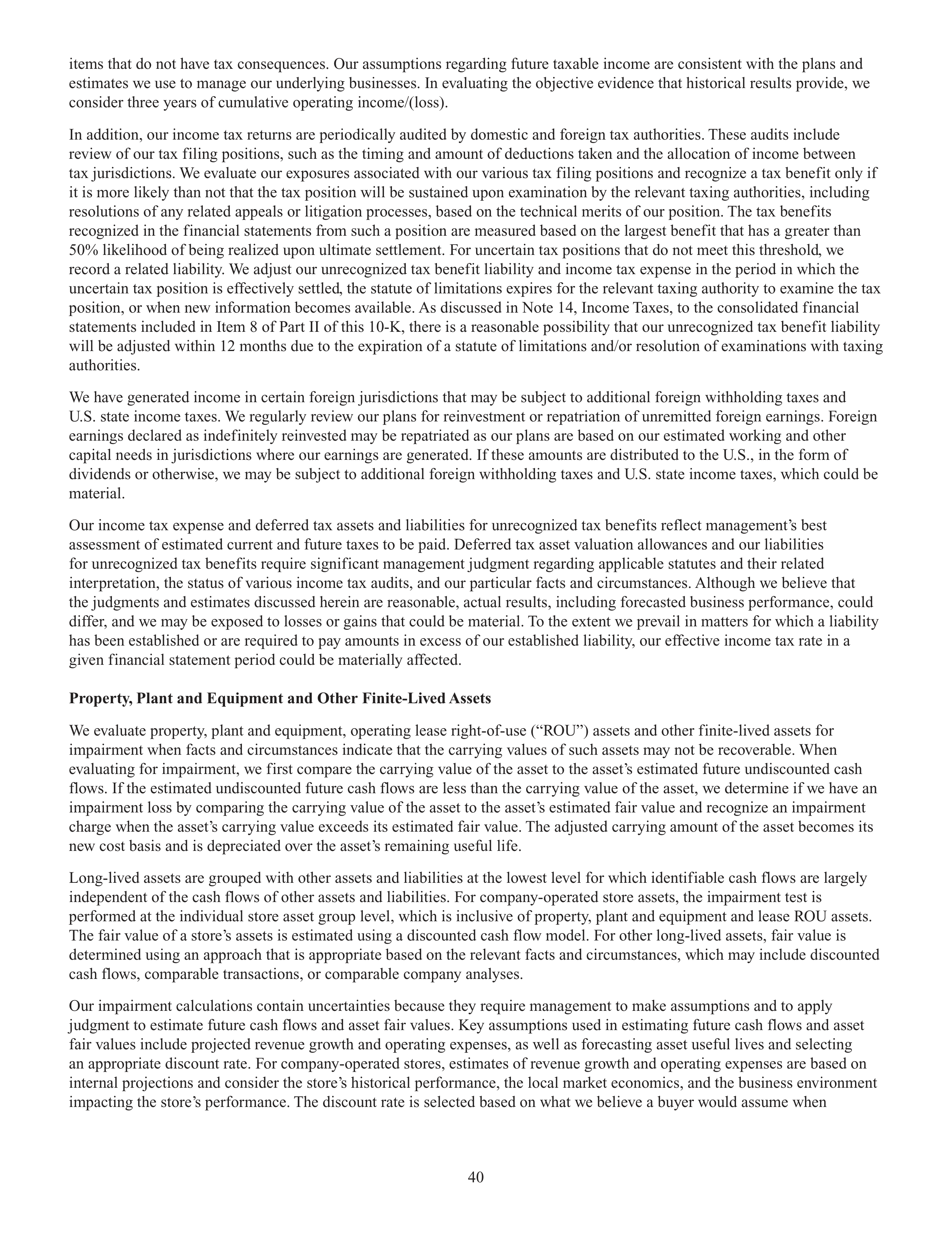 Starbucks Annual Report — page 43