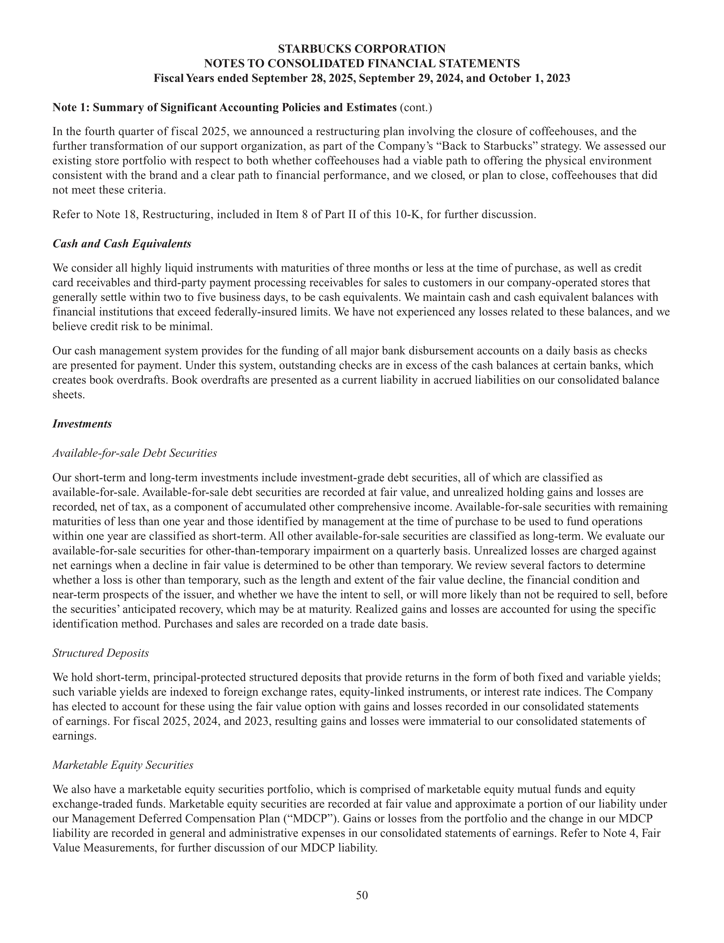Starbucks Annual Report — page 53
