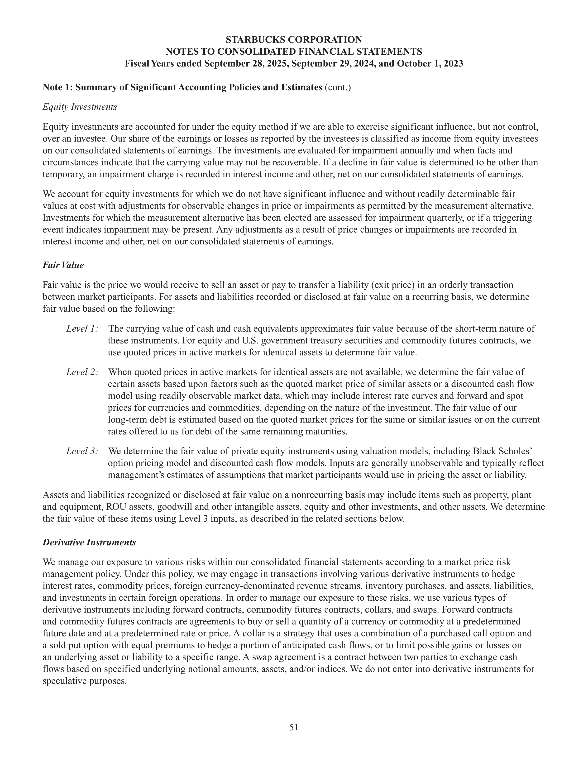 Starbucks Annual Report — page 54