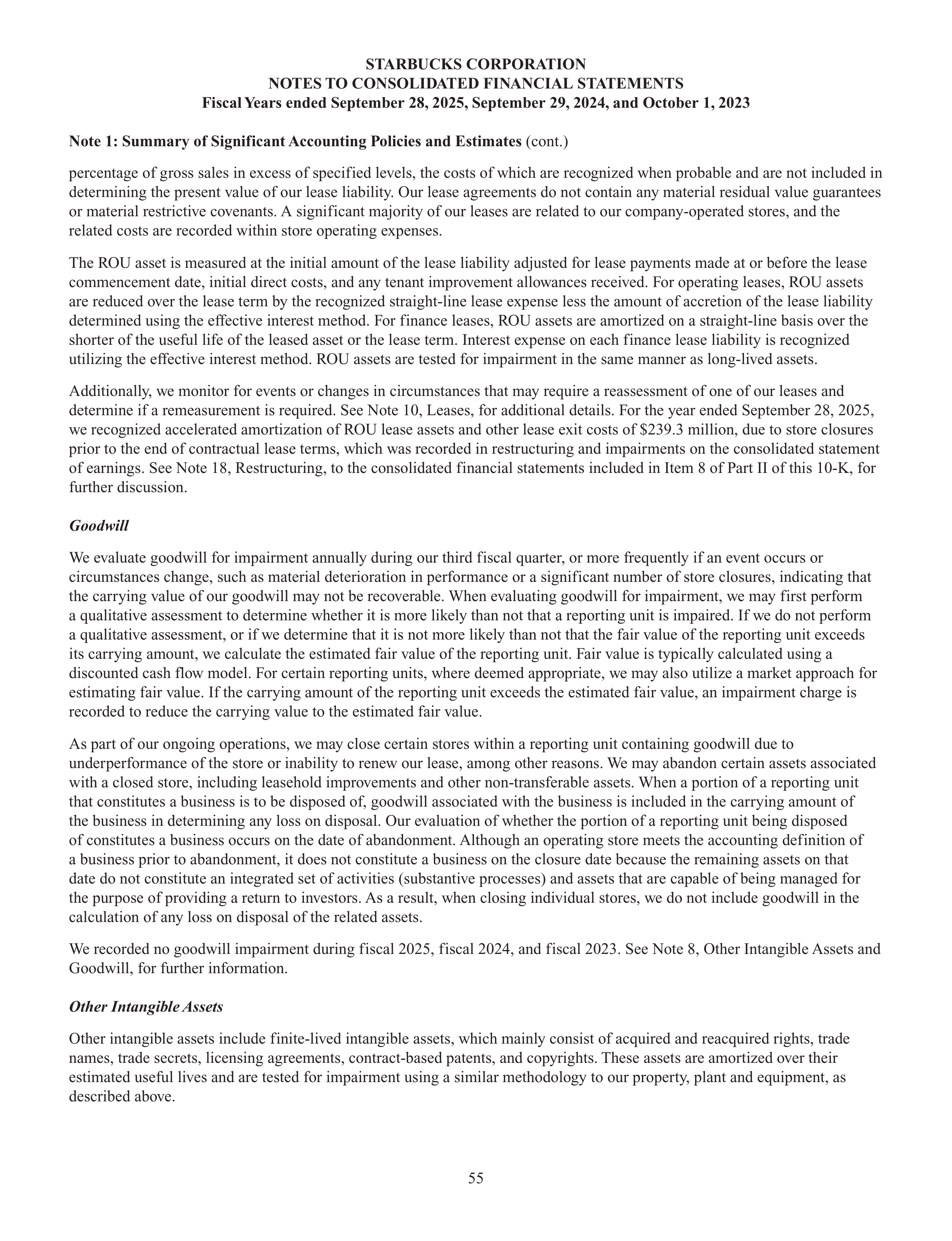 Starbucks Annual Report — page 58