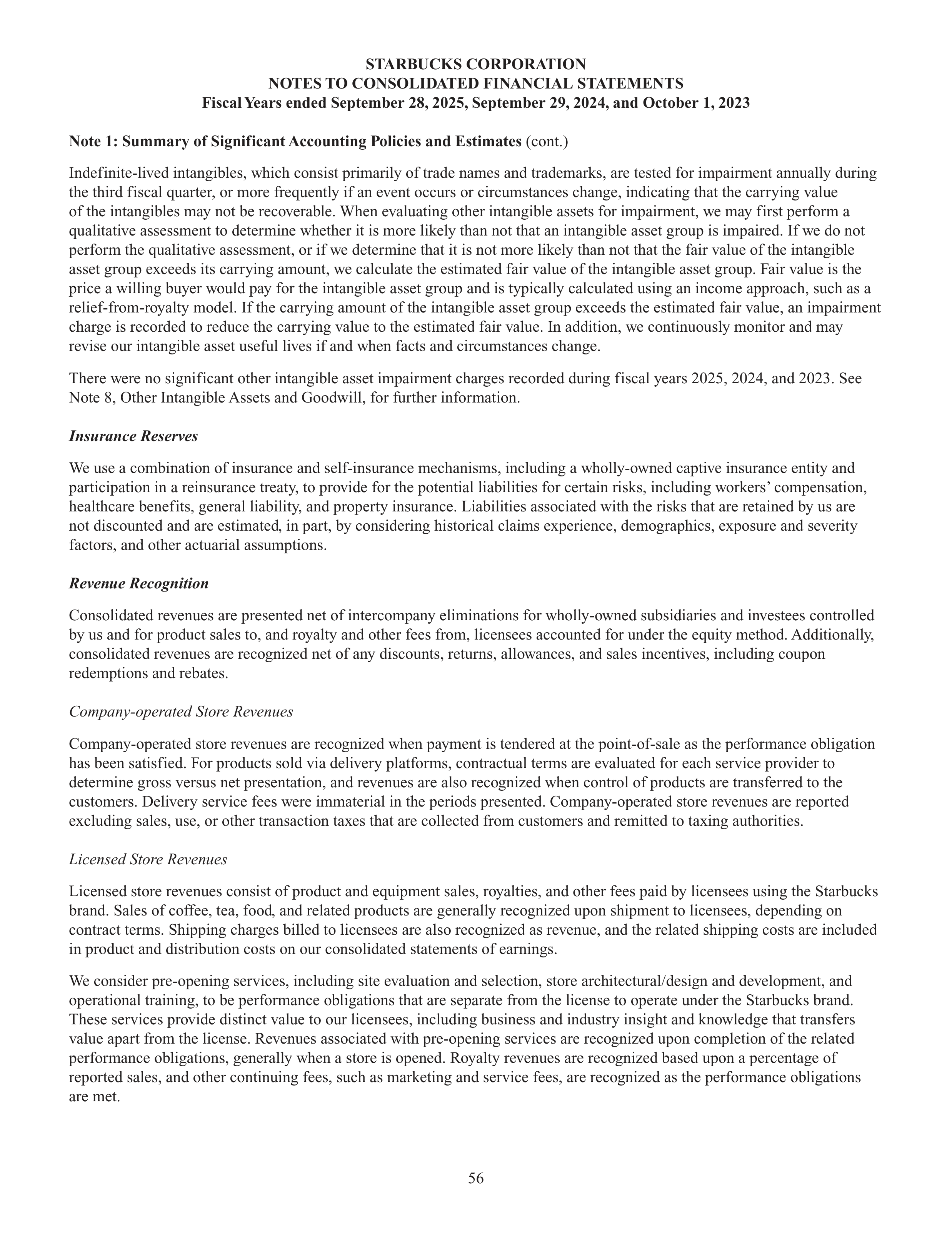Starbucks Annual Report — page 59