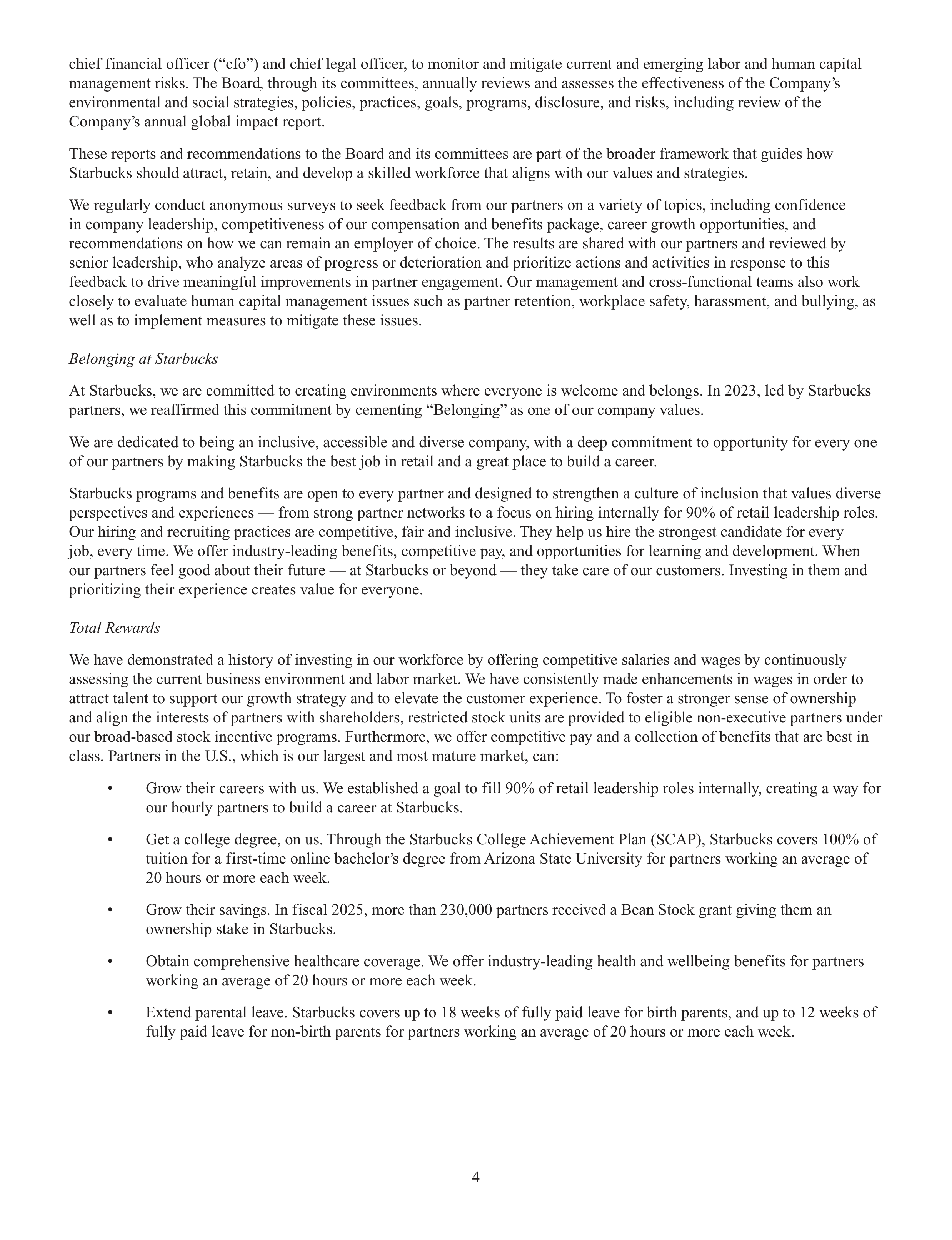 Starbucks Annual Report — page 7