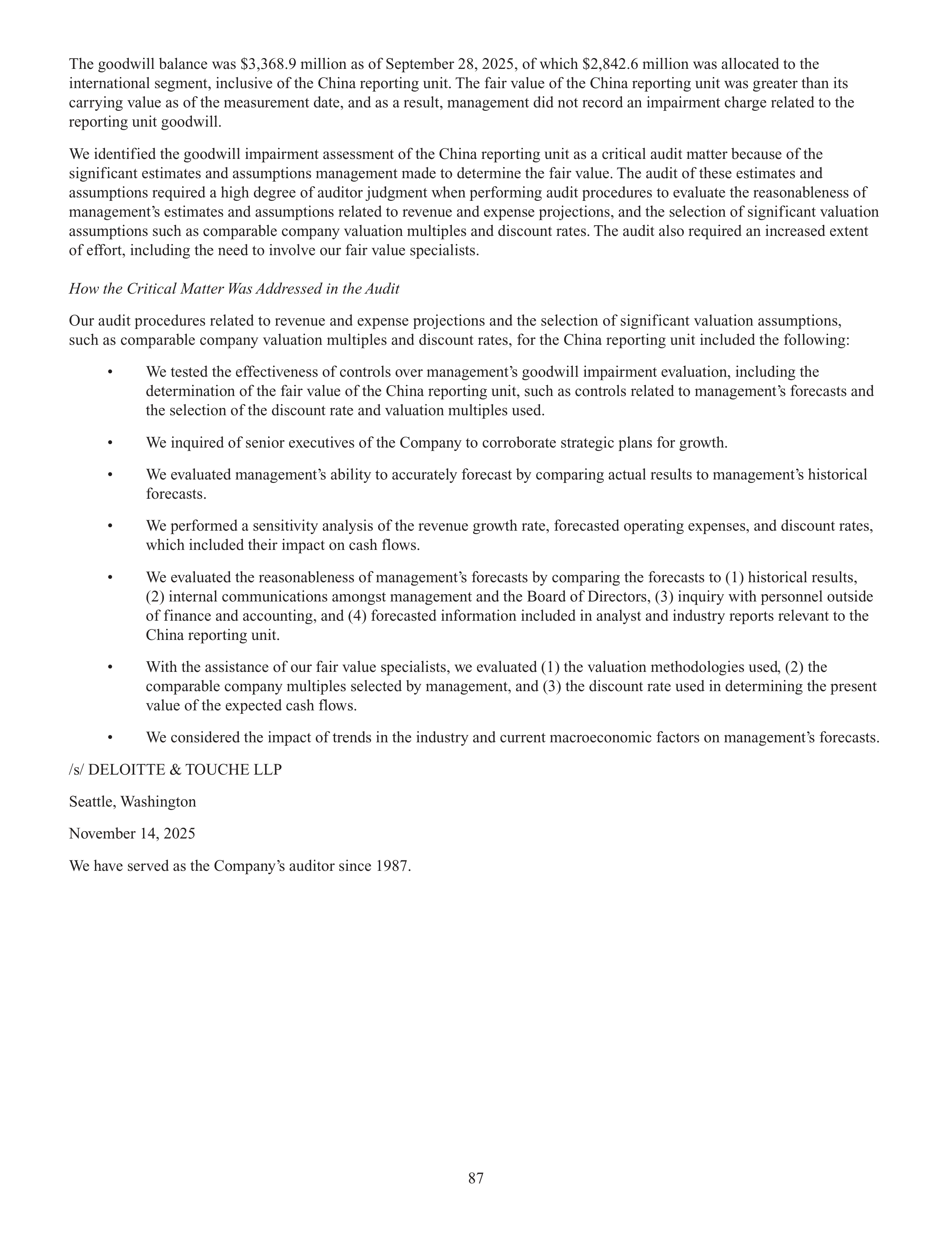 Starbucks Annual Report — page 90