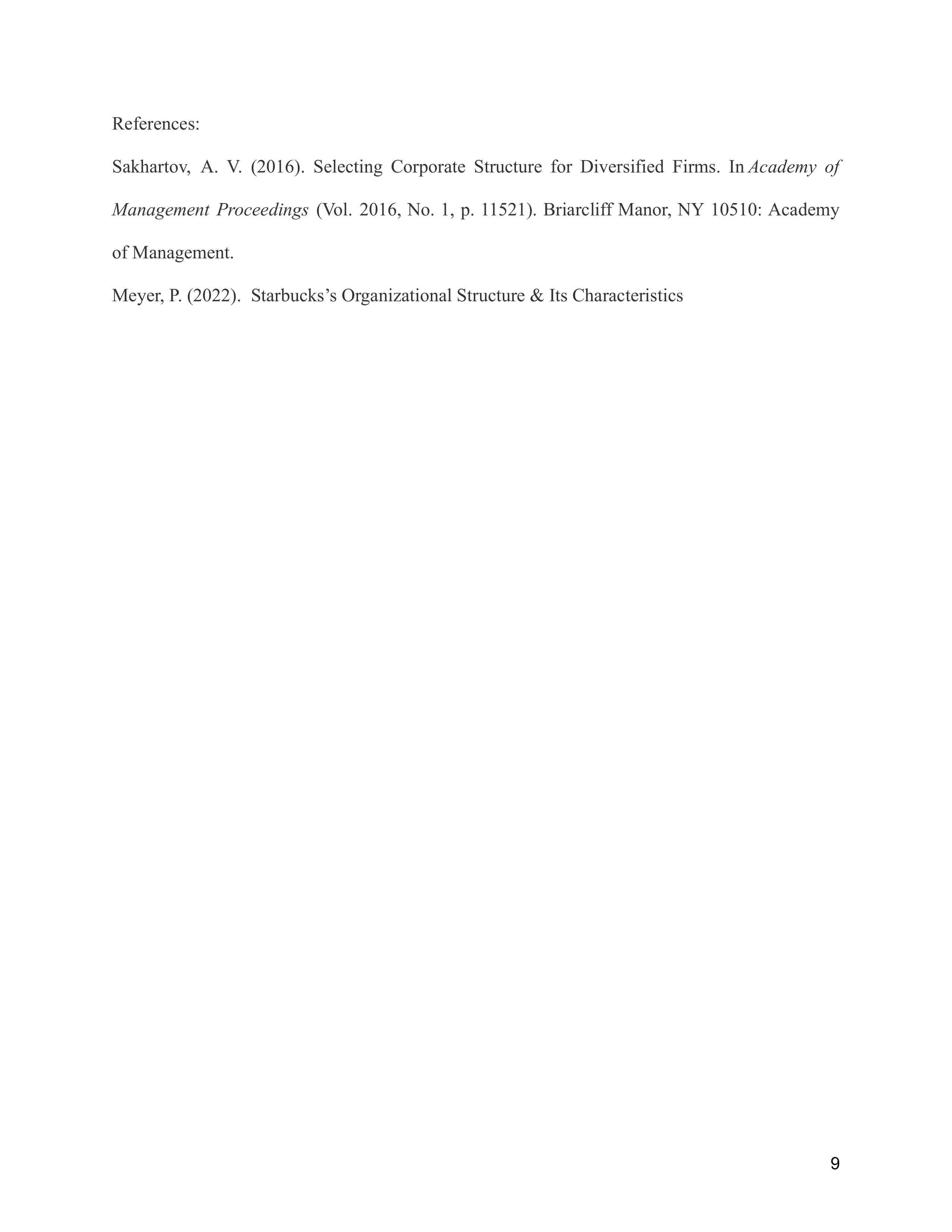 Starbucks Business Plan — page 10