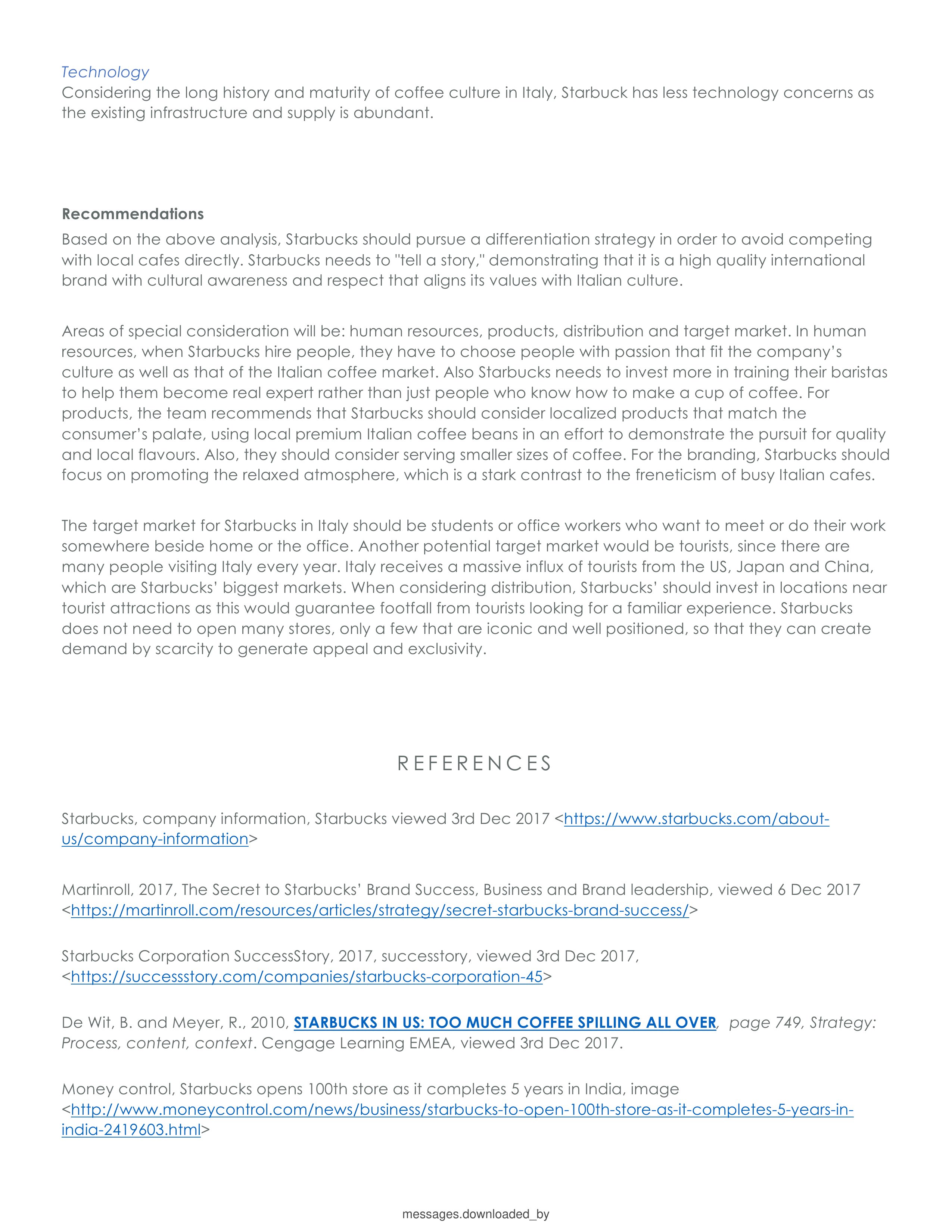 Starbucks Case Study — page 13