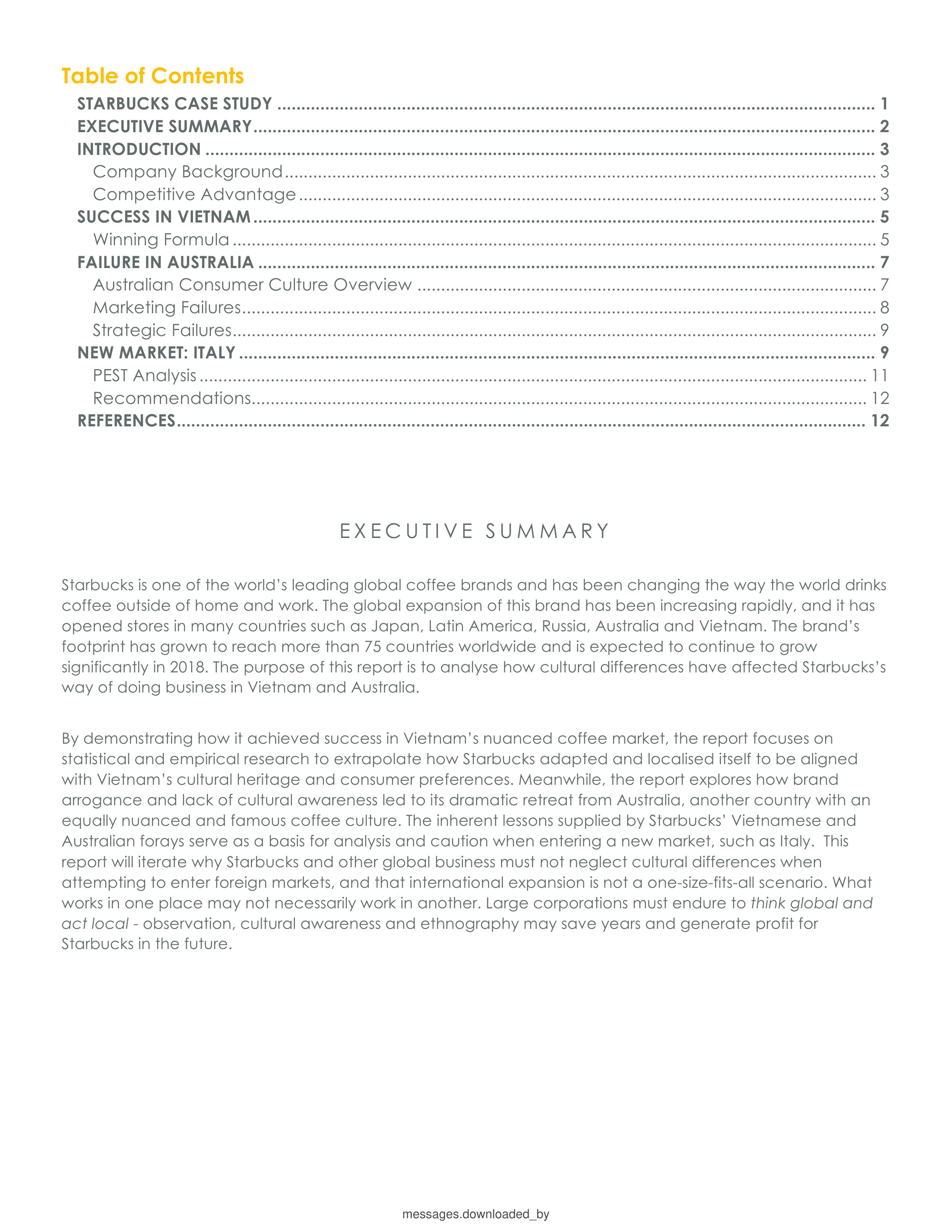 Starbucks Case Study — page 3