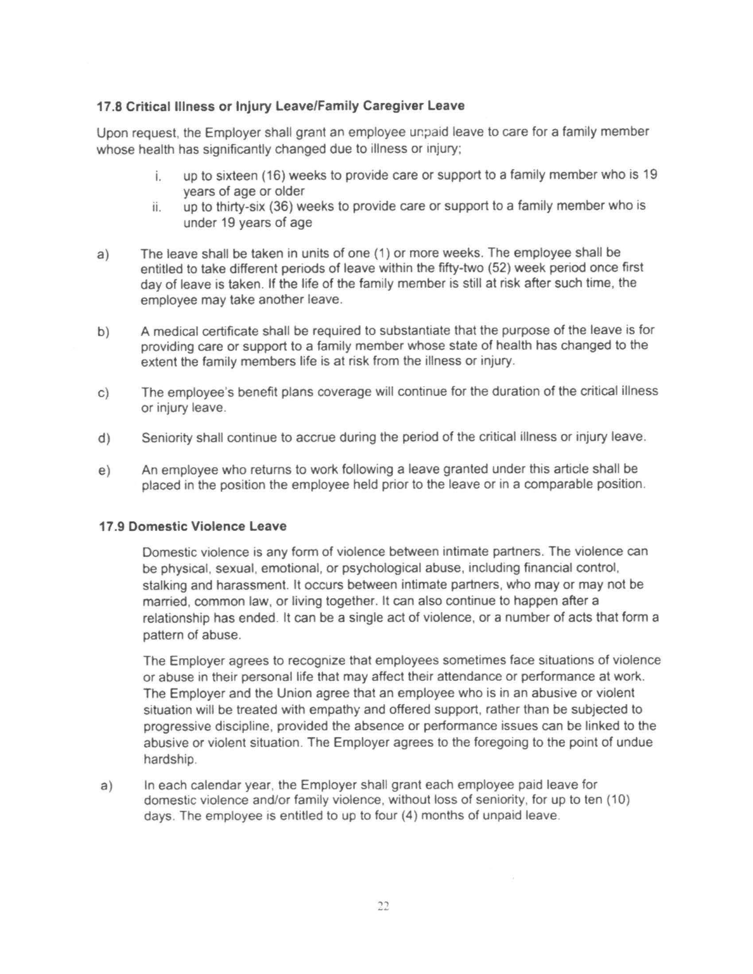 Starbucks Collective Bargaining Agreement — page 23