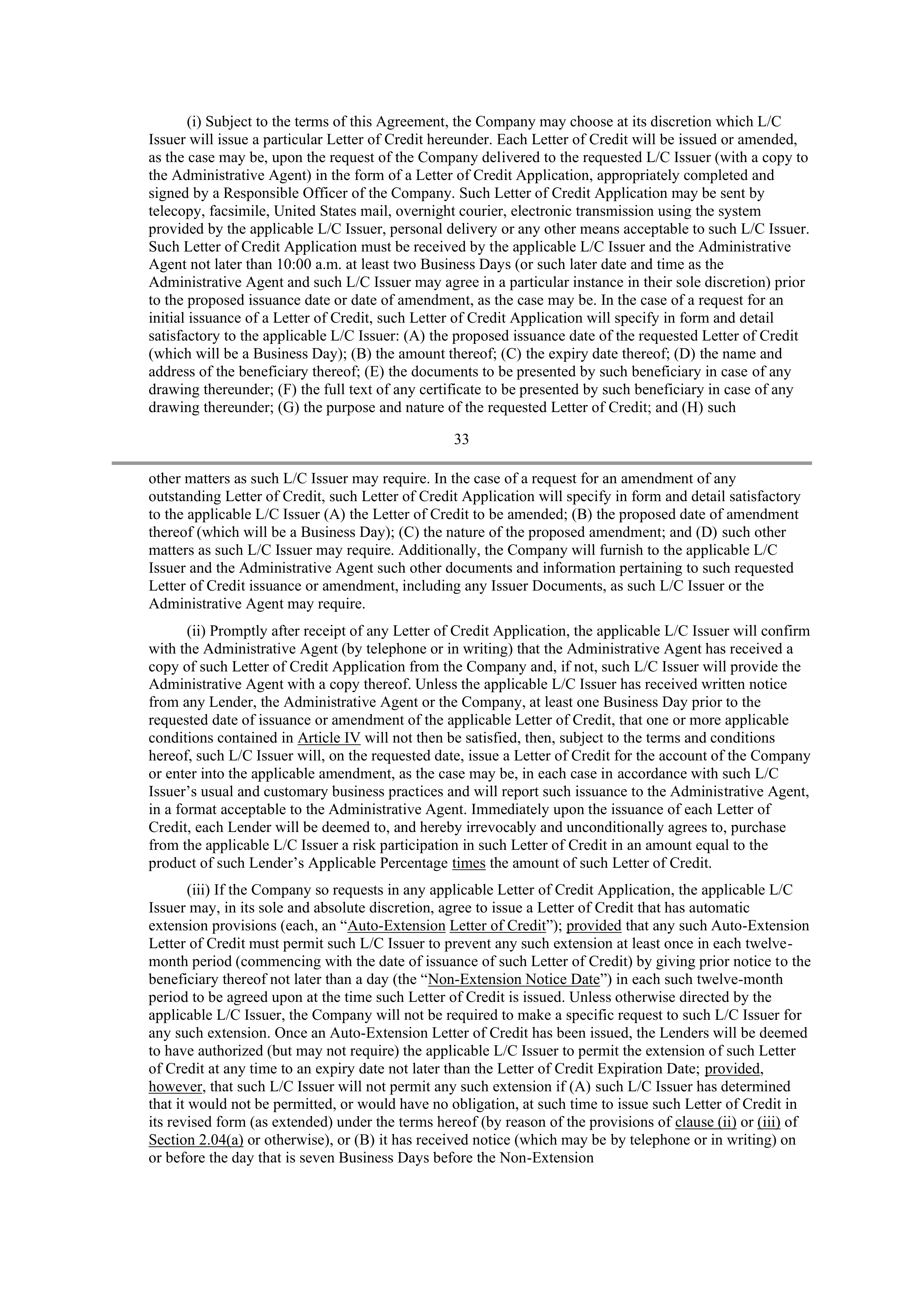 Starbucks Credit Agreement — page 28