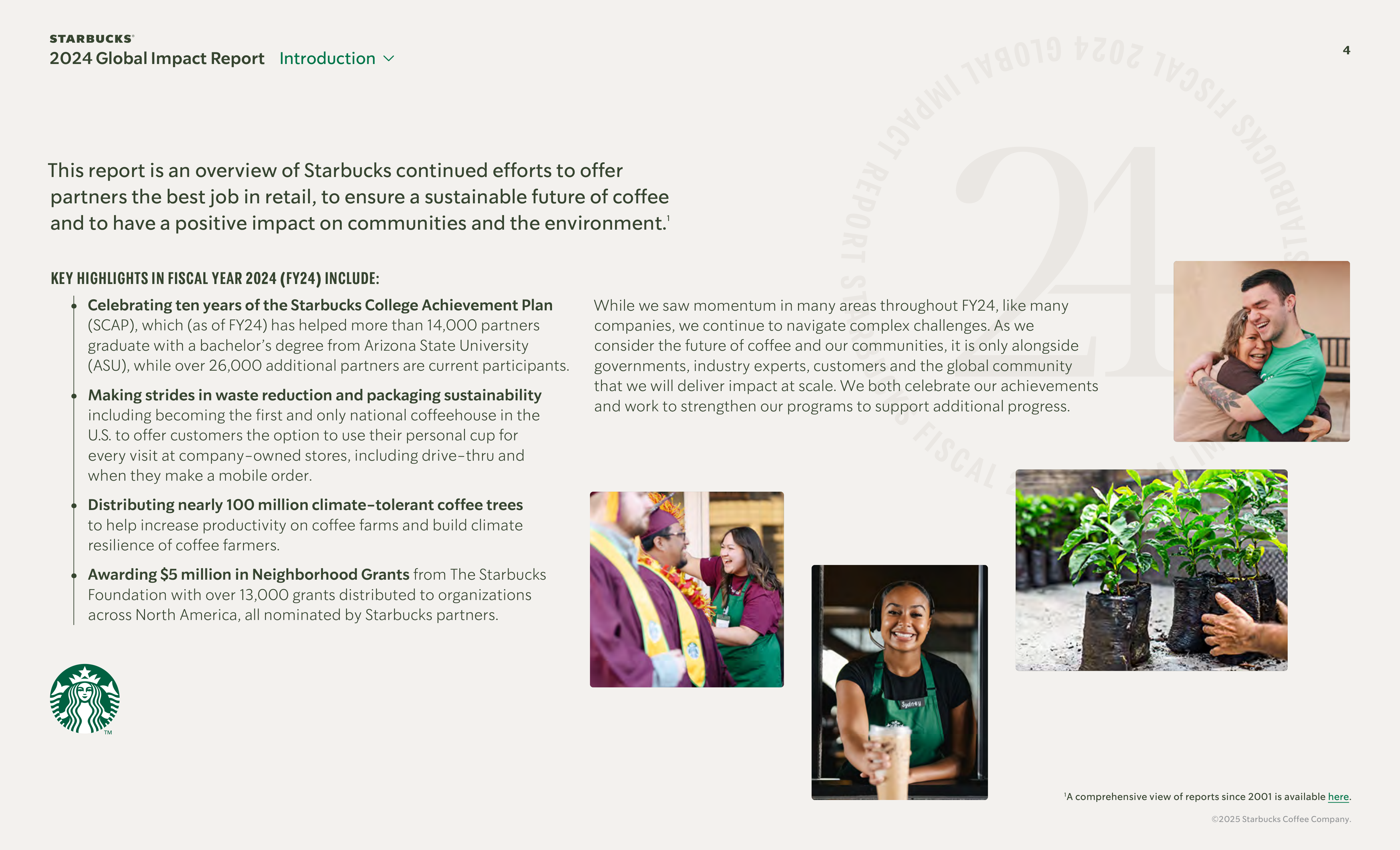 Starbucks Global Impact Report — page 4