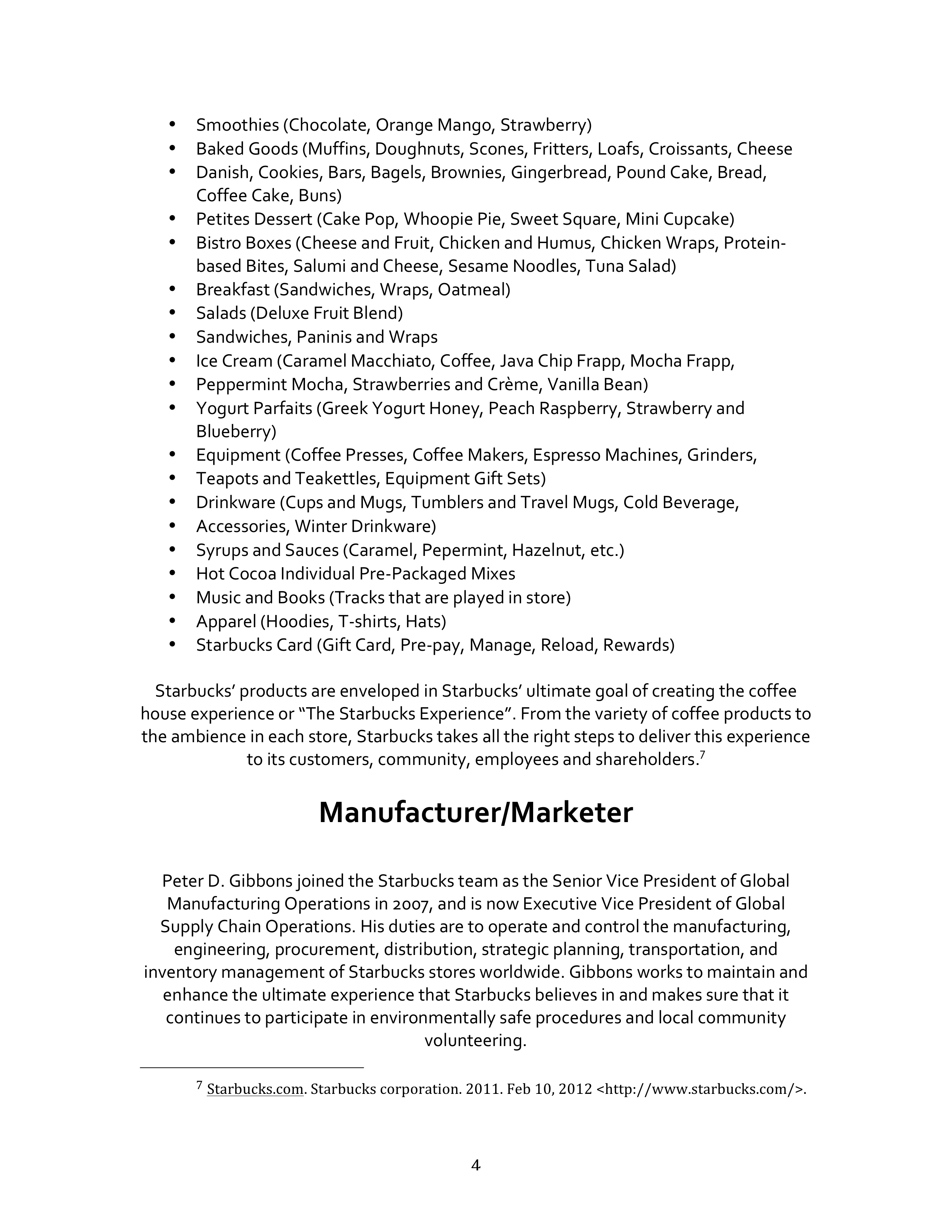 Starbucks SWOT Analysis  — page 4