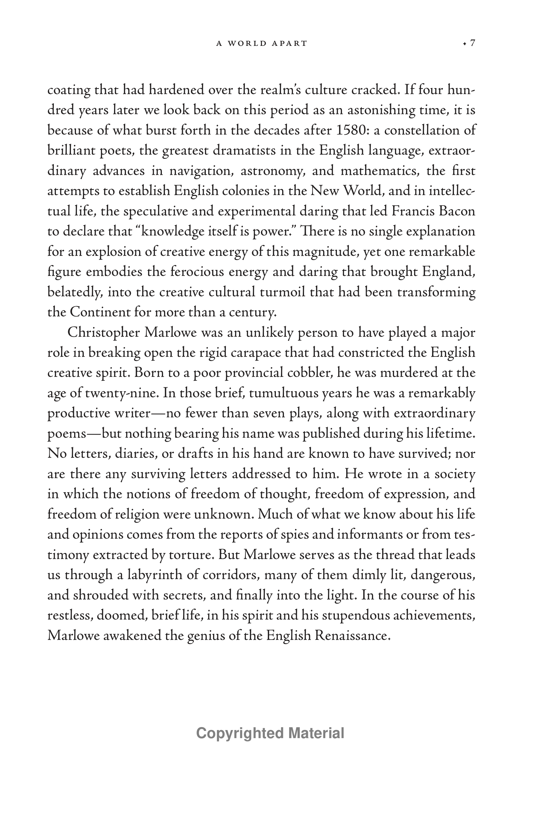 Stephen Greenblatt Dark Renaissance Biography — page 20