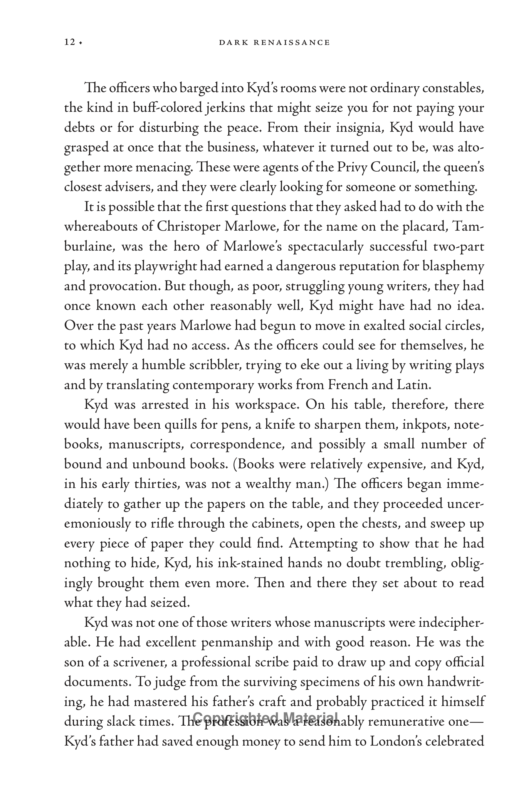 Stephen Greenblatt Dark Renaissance Biography — page 25