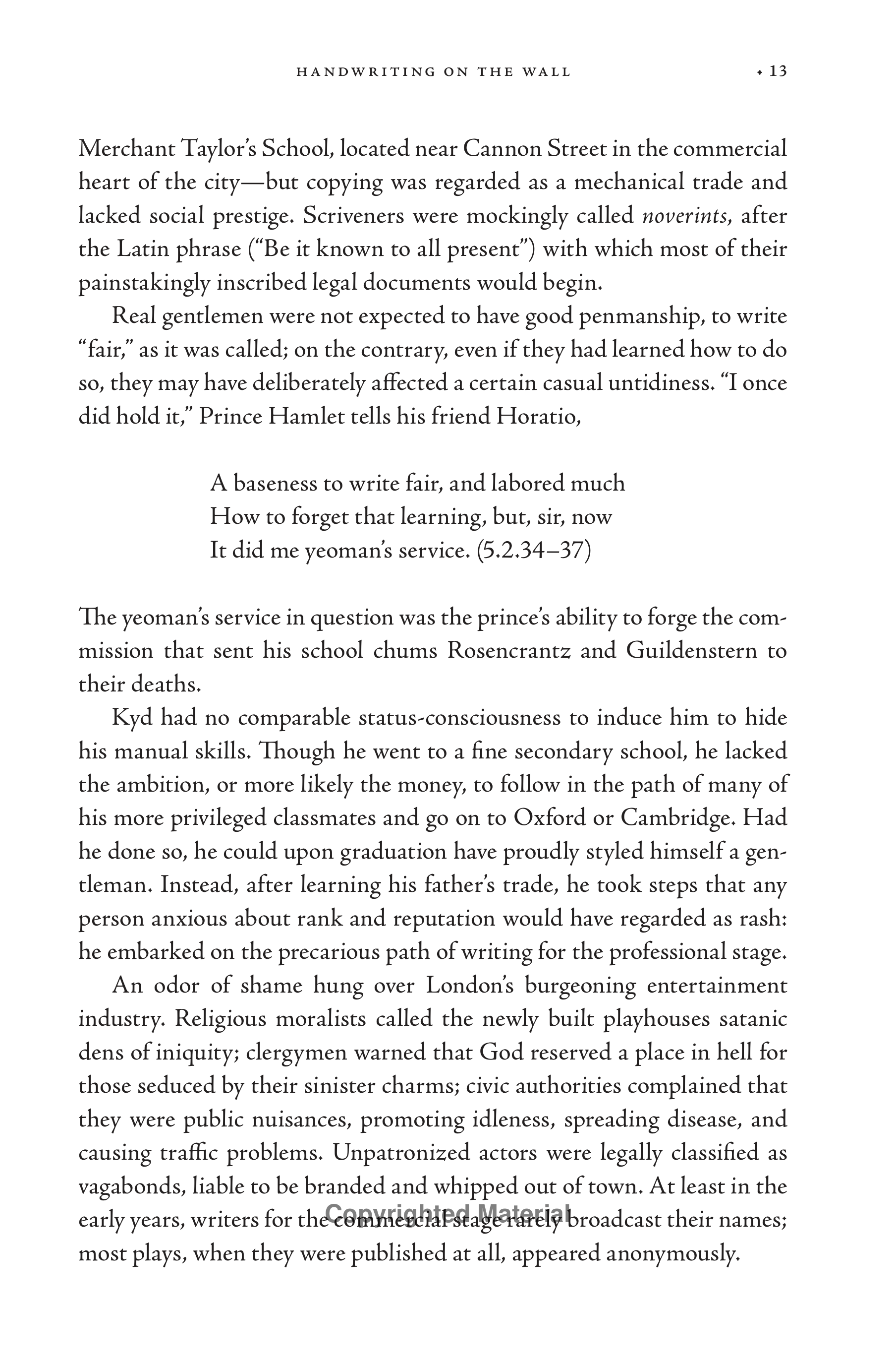 Stephen Greenblatt Dark Renaissance Biography — page 26
