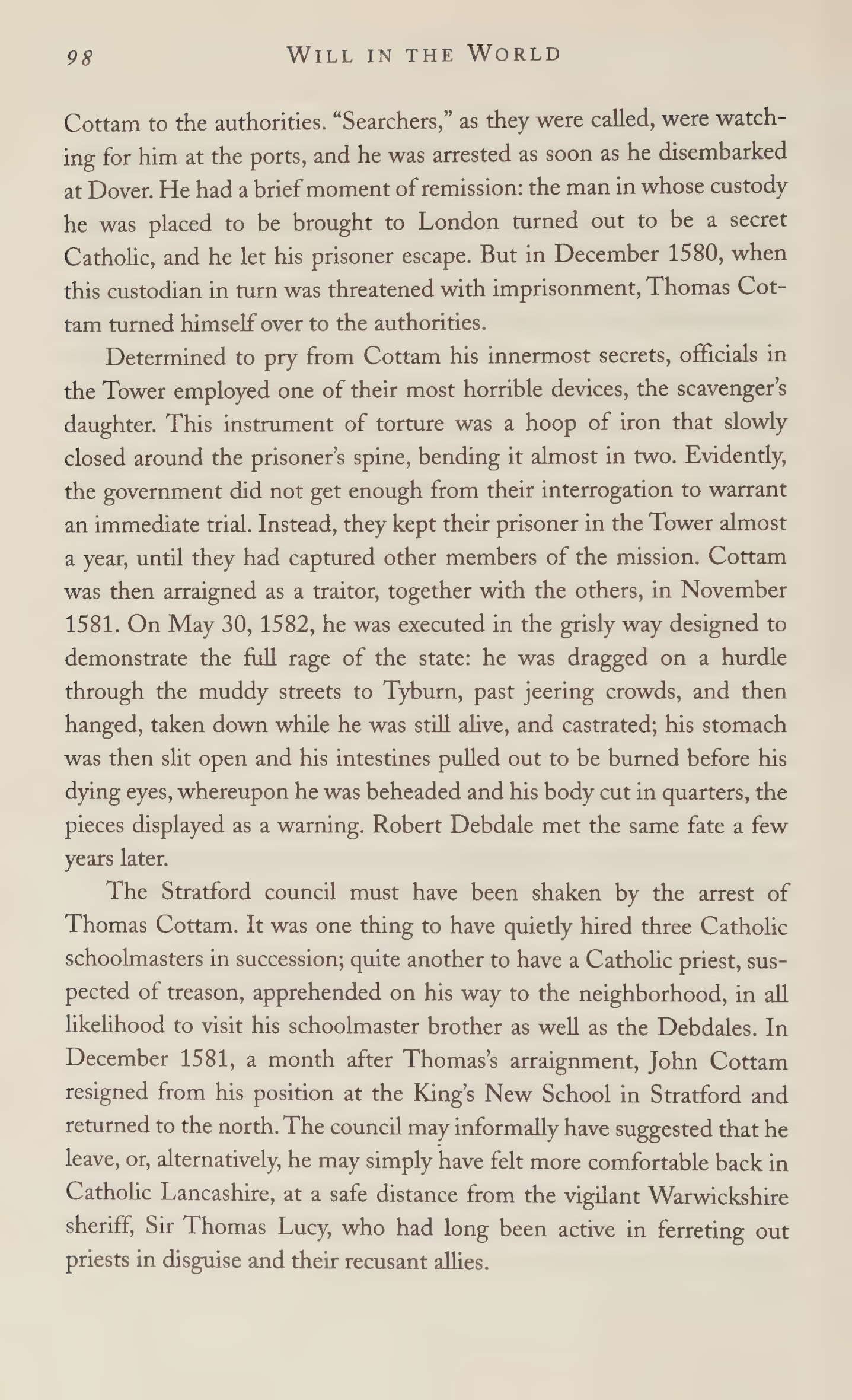 Stephen Greenblatt Will in the World Biography — page 100