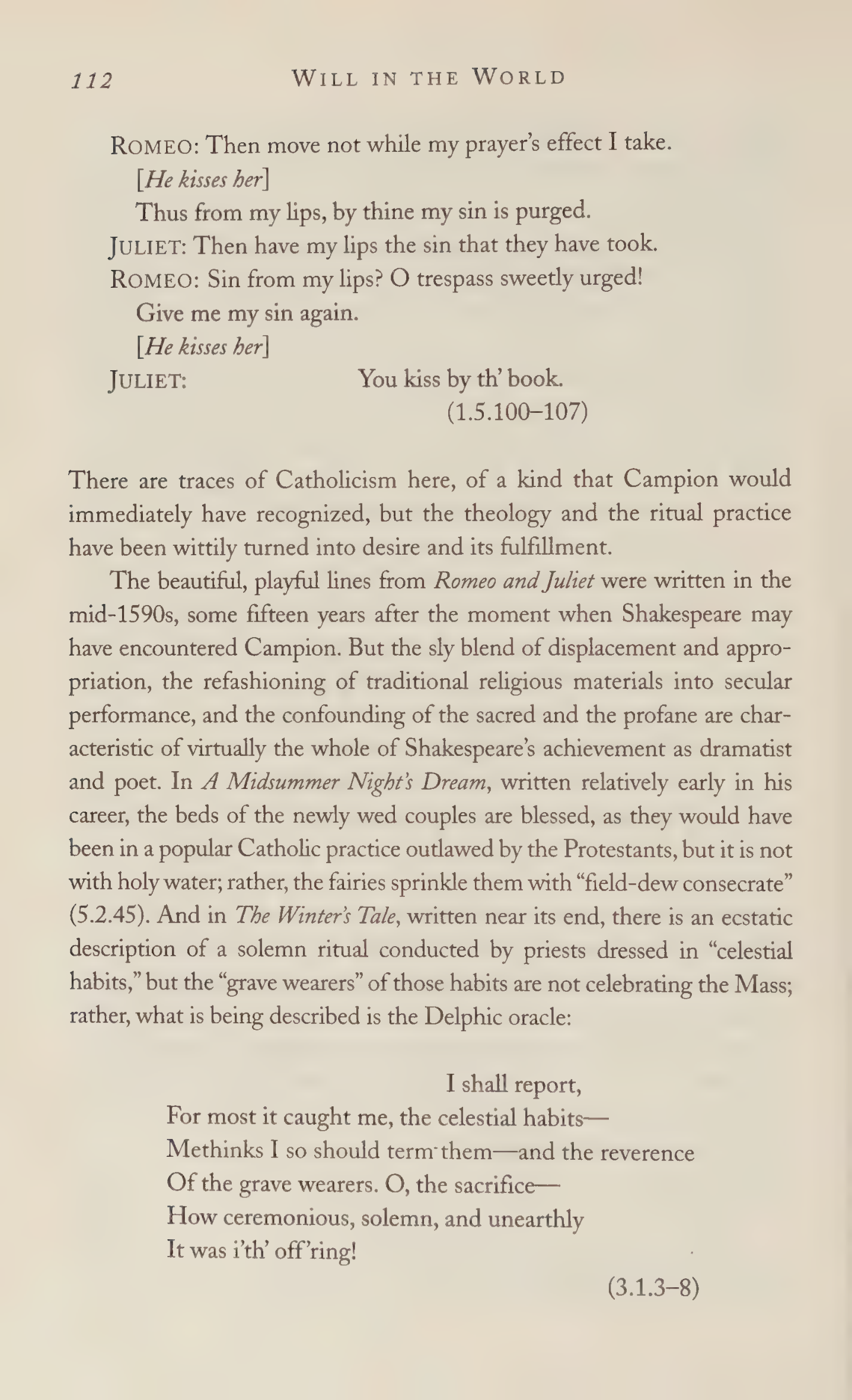 Stephen Greenblatt Will in the World Biography — page 114