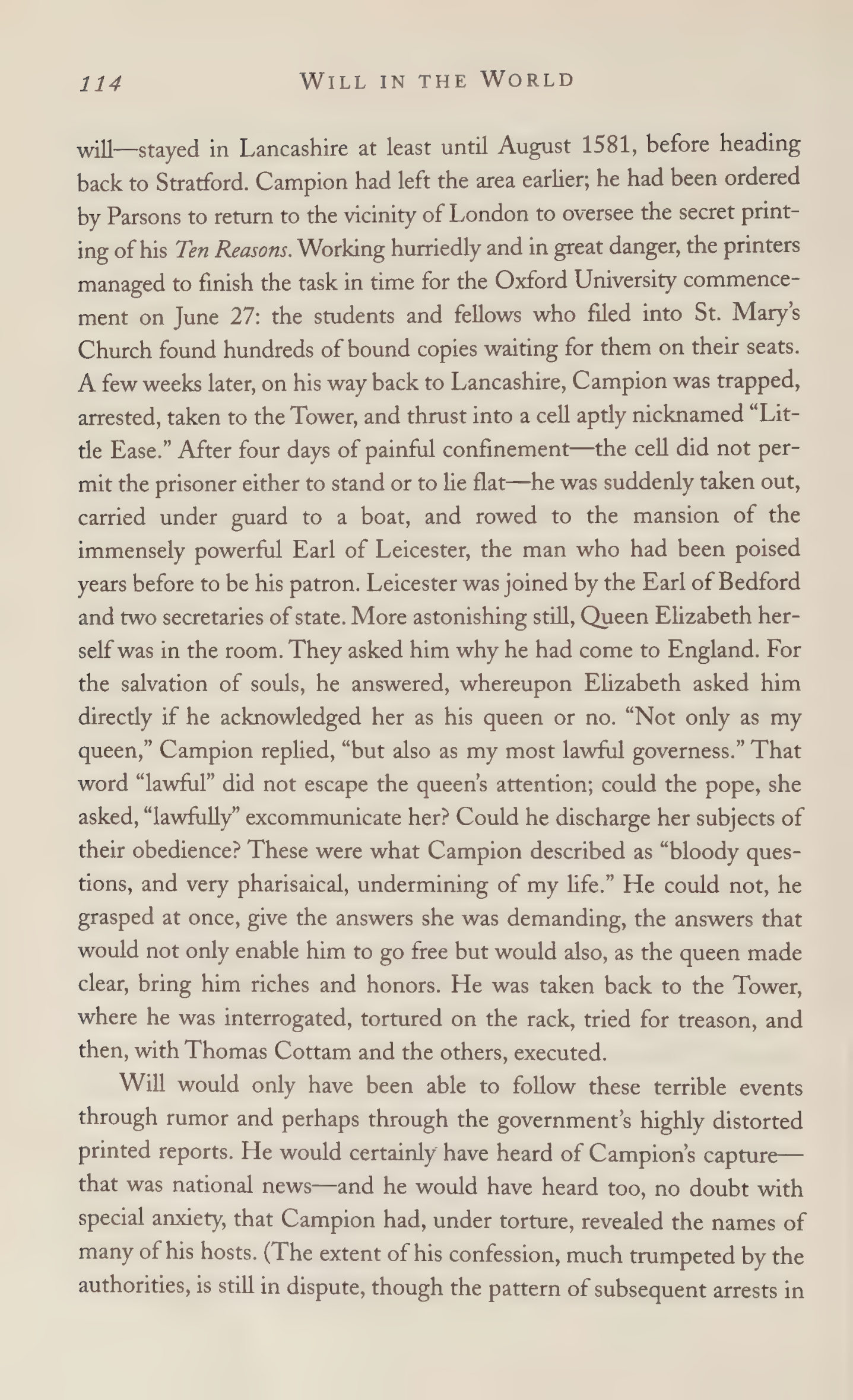 Stephen Greenblatt Will in the World Biography — page 116