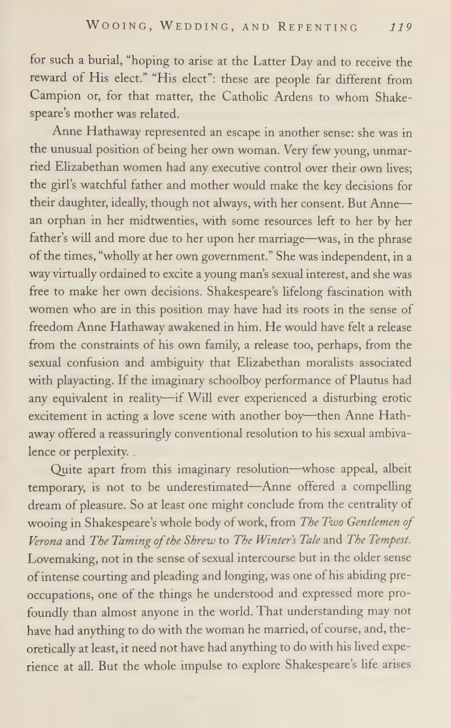 Stephen Greenblatt Will in the World Biography — page 121