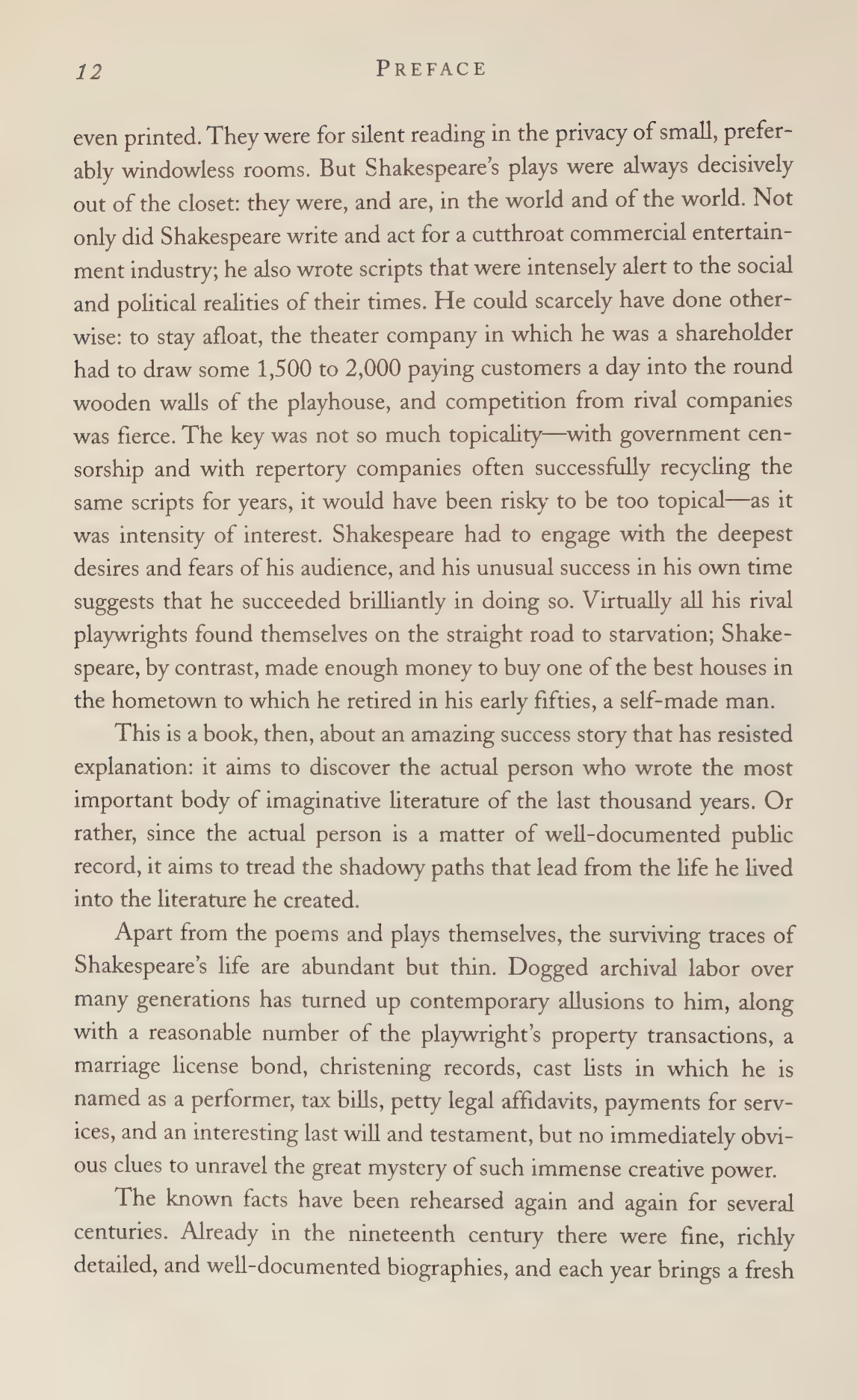Stephen Greenblatt Will in the World Biography — page 14