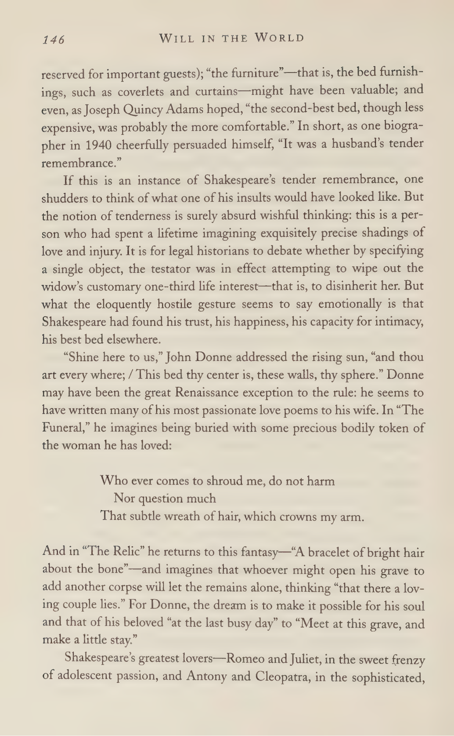 Stephen Greenblatt Will in the World Biography — page 148