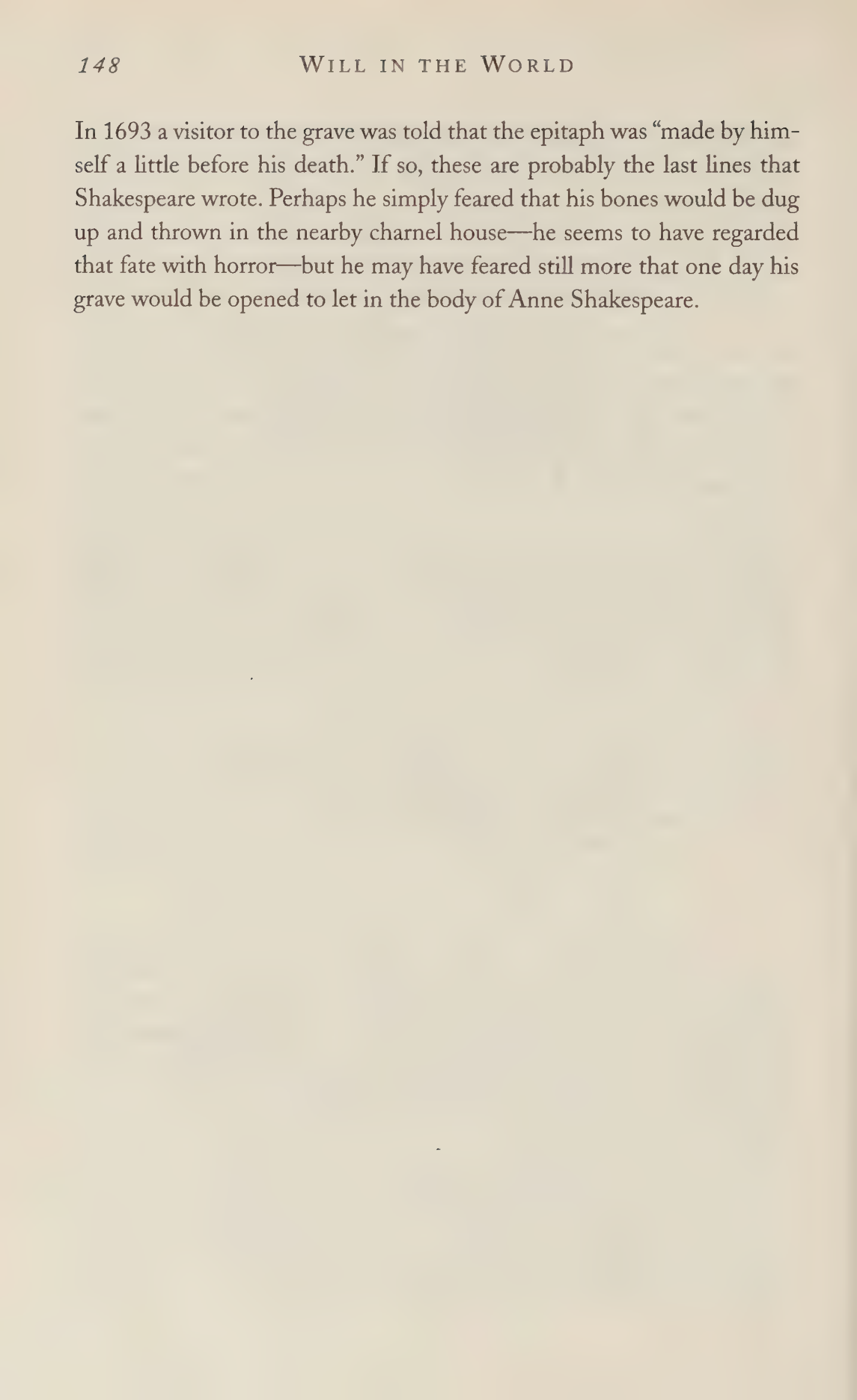 Stephen Greenblatt Will in the World Biography — page 150