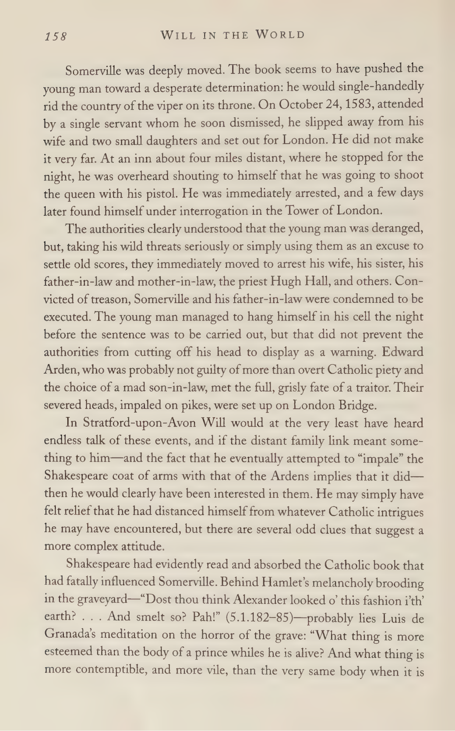 Stephen Greenblatt Will in the World Biography — page 160