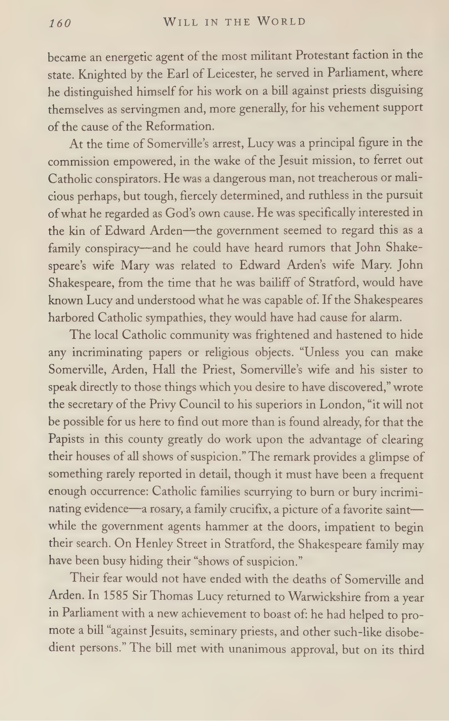 Stephen Greenblatt Will in the World Biography — page 162