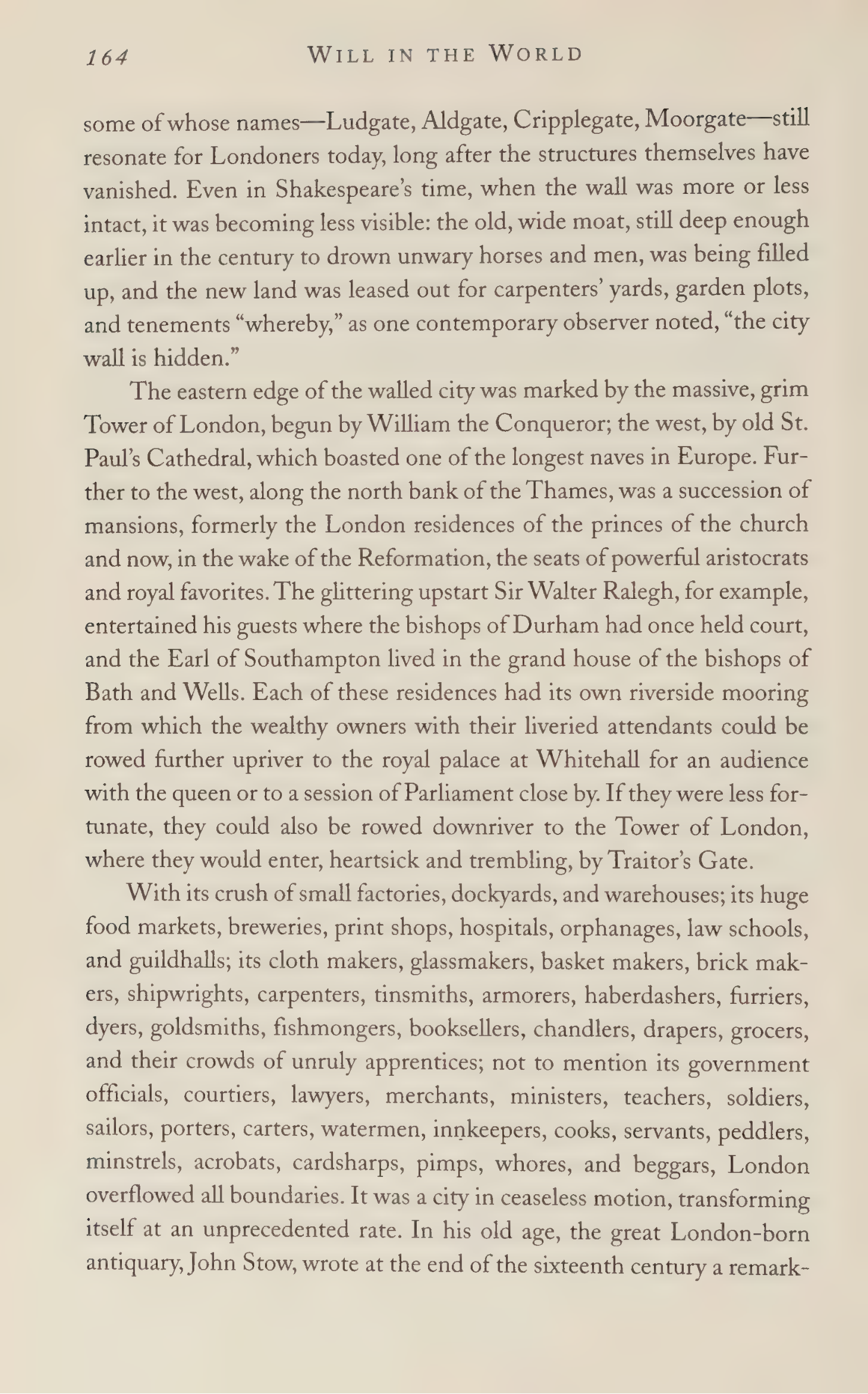 Stephen Greenblatt Will in the World Biography — page 166