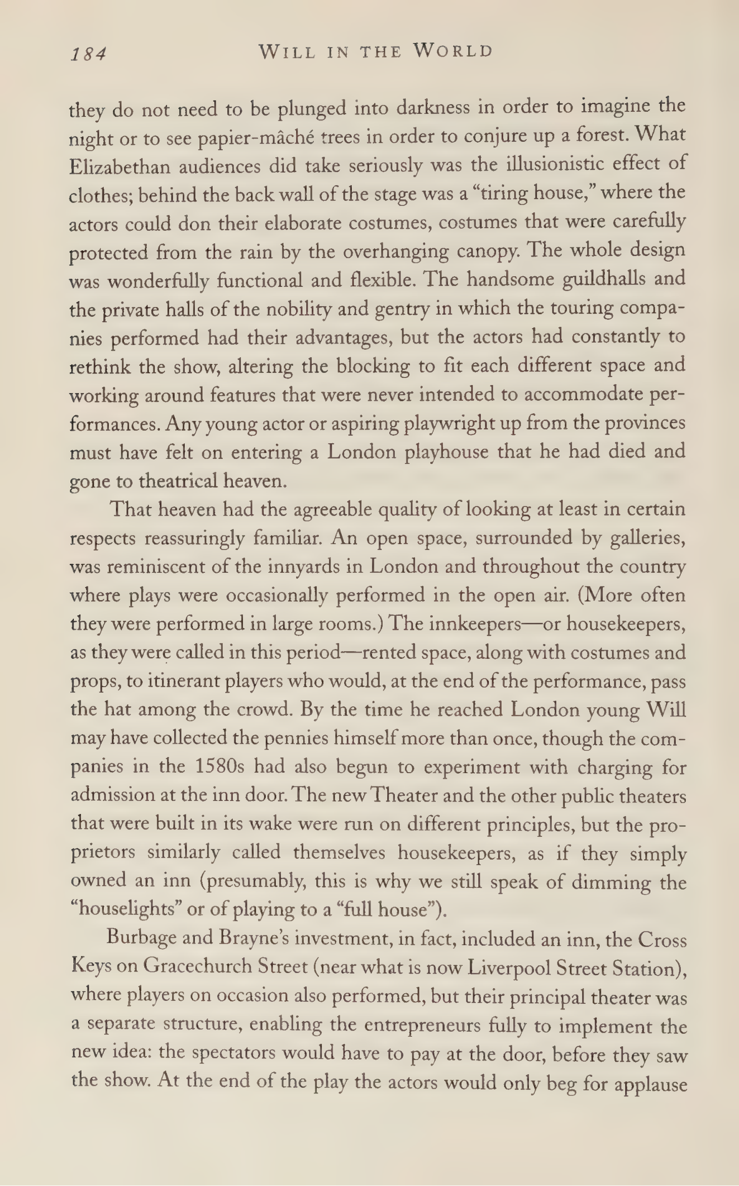 Stephen Greenblatt Will in the World Biography — page 186