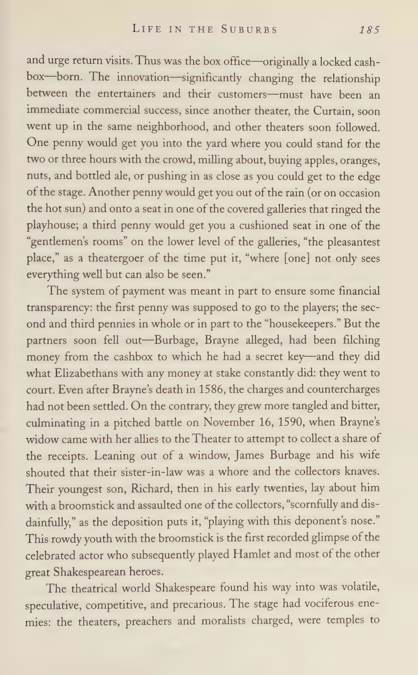 Stephen Greenblatt Will in the World Biography — page 187