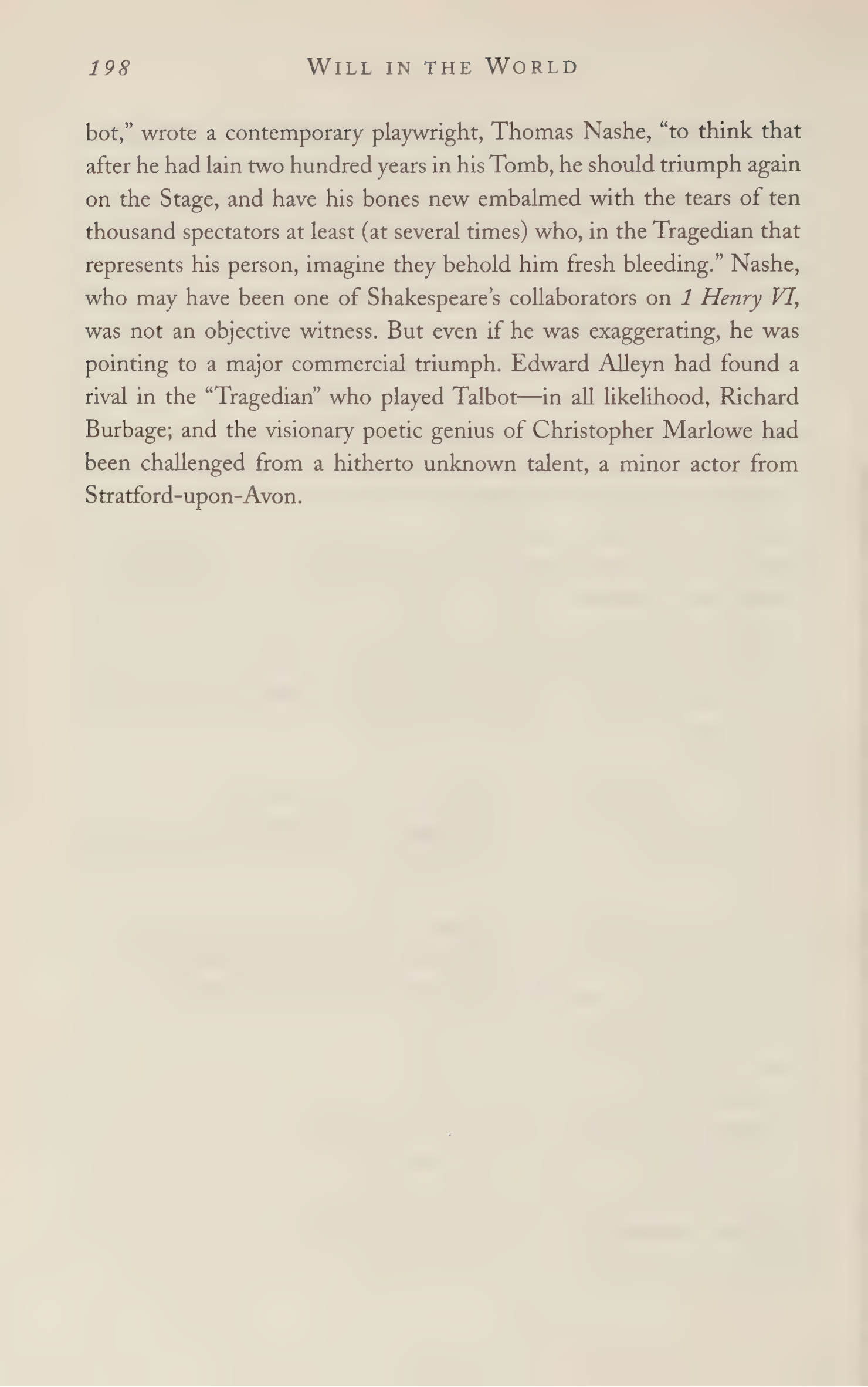 Stephen Greenblatt Will in the World Biography — page 208
