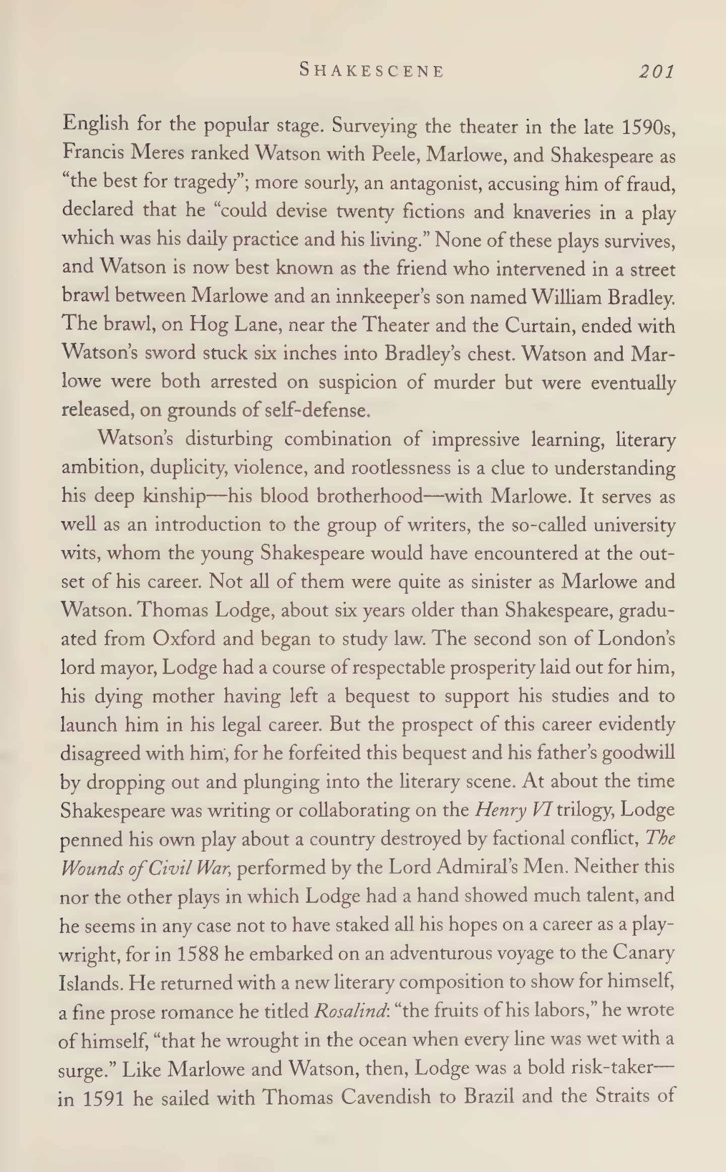 Stephen Greenblatt Will in the World Biography — page 211