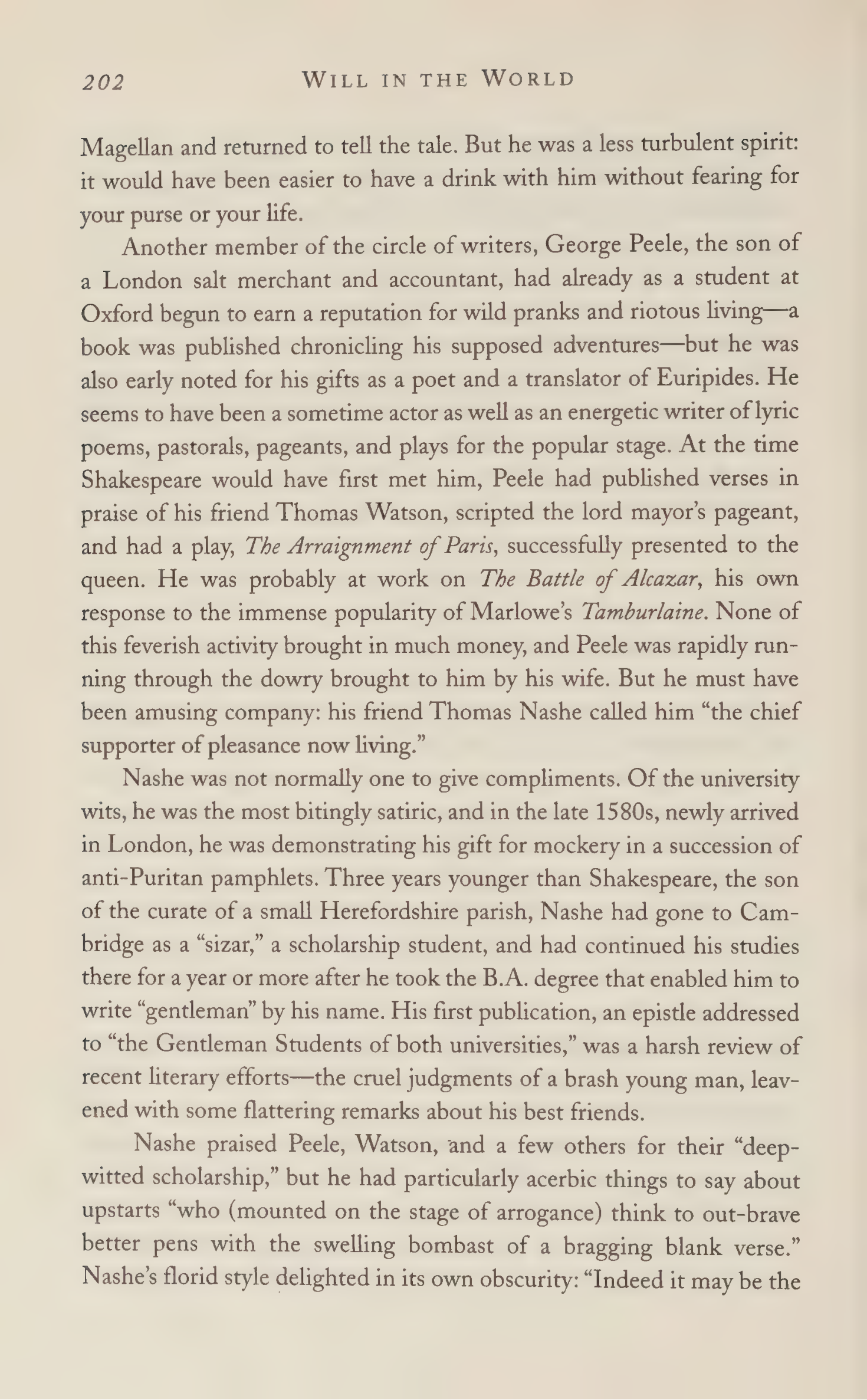 Stephen Greenblatt Will in the World Biography — page 212