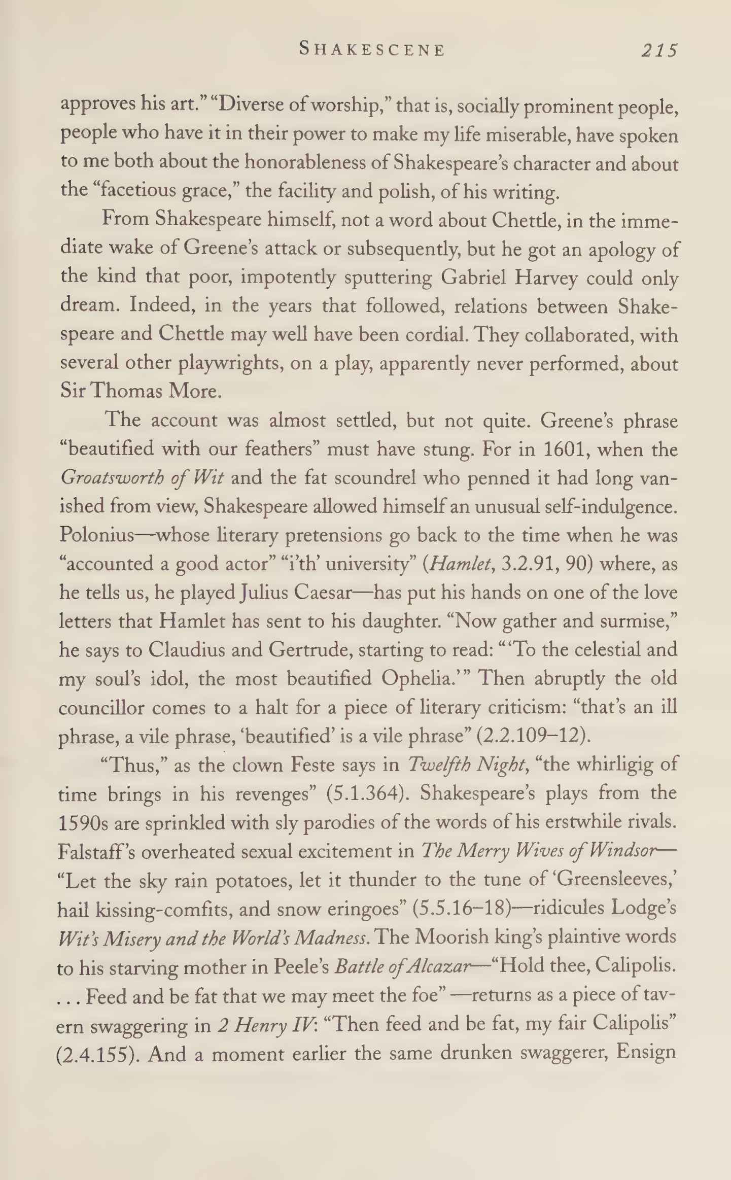 Stephen Greenblatt Will in the World Biography — page 225
