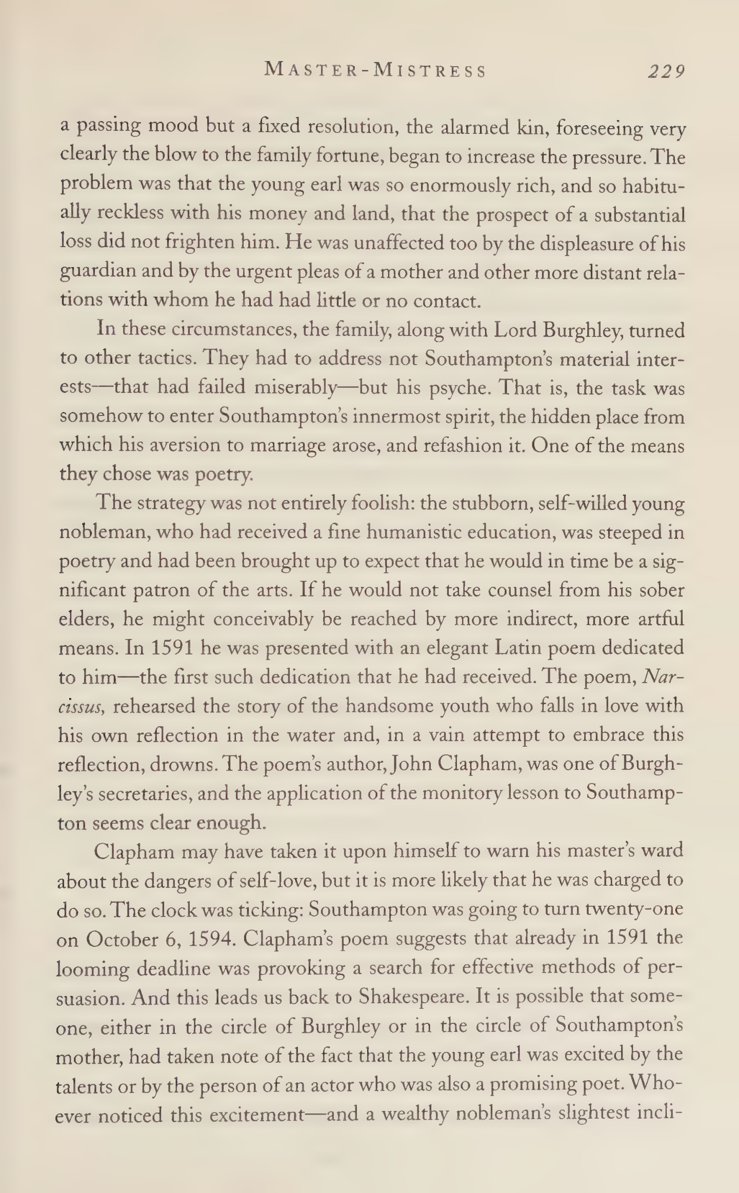 Stephen Greenblatt Will in the World Biography — page 239