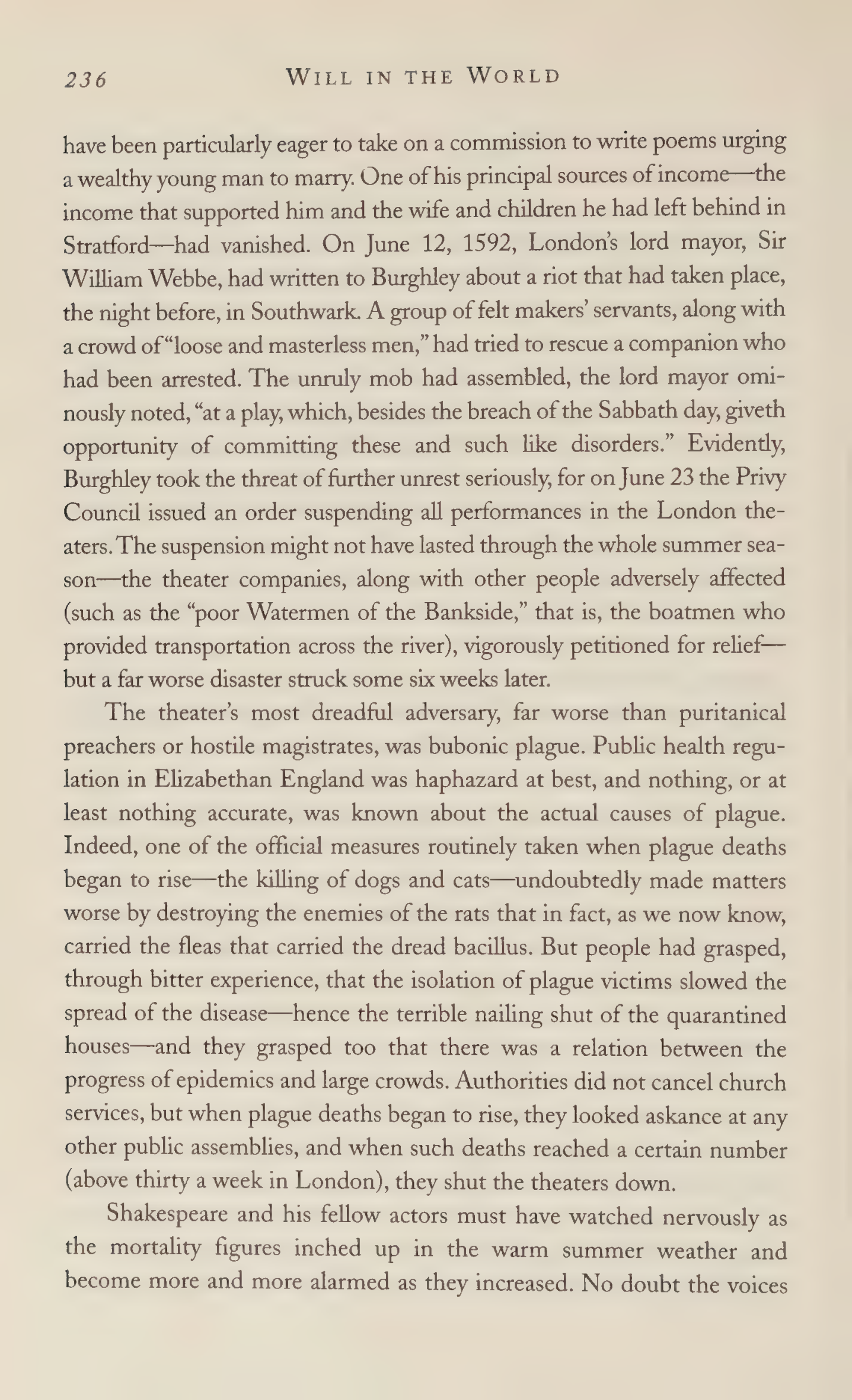 Stephen Greenblatt Will in the World Biography — page 246