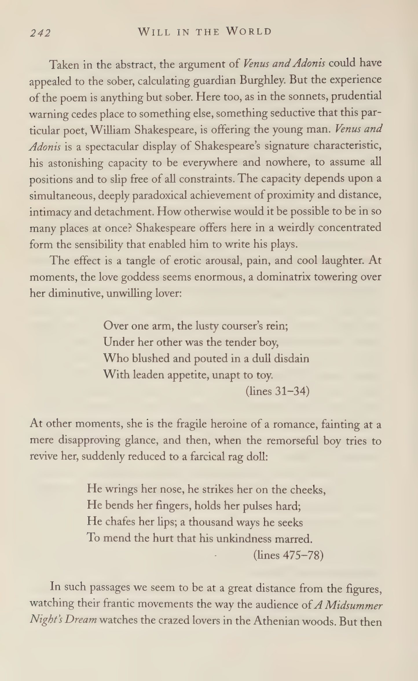 Stephen Greenblatt Will in the World Biography — page 252