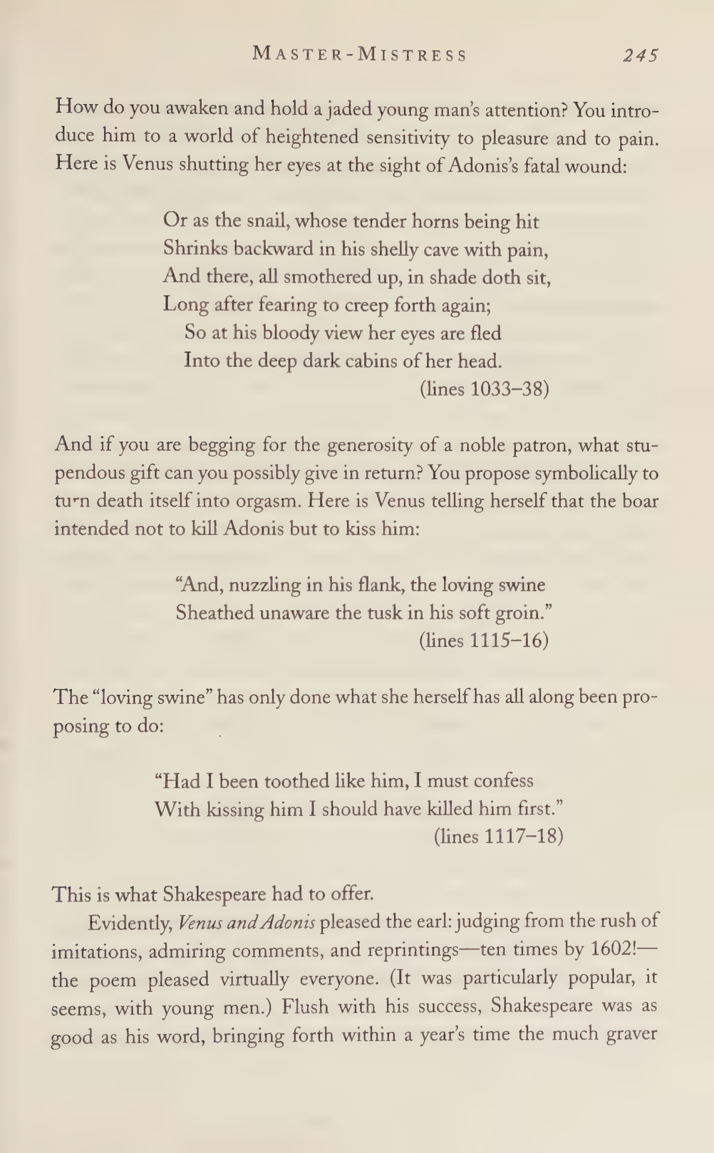 Stephen Greenblatt Will in the World Biography — page 255