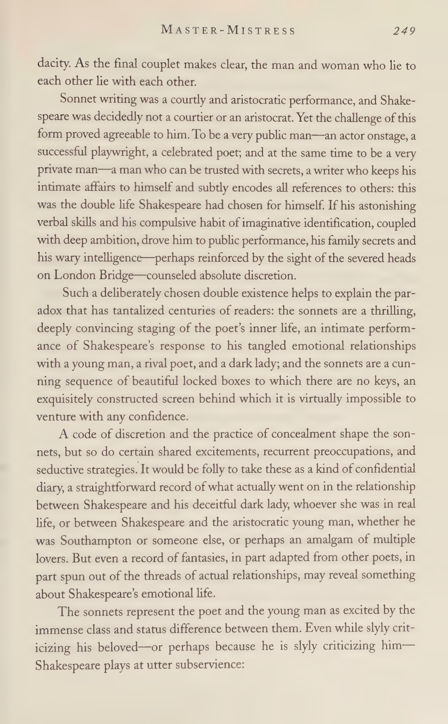 Stephen Greenblatt Will in the World Biography — page 259