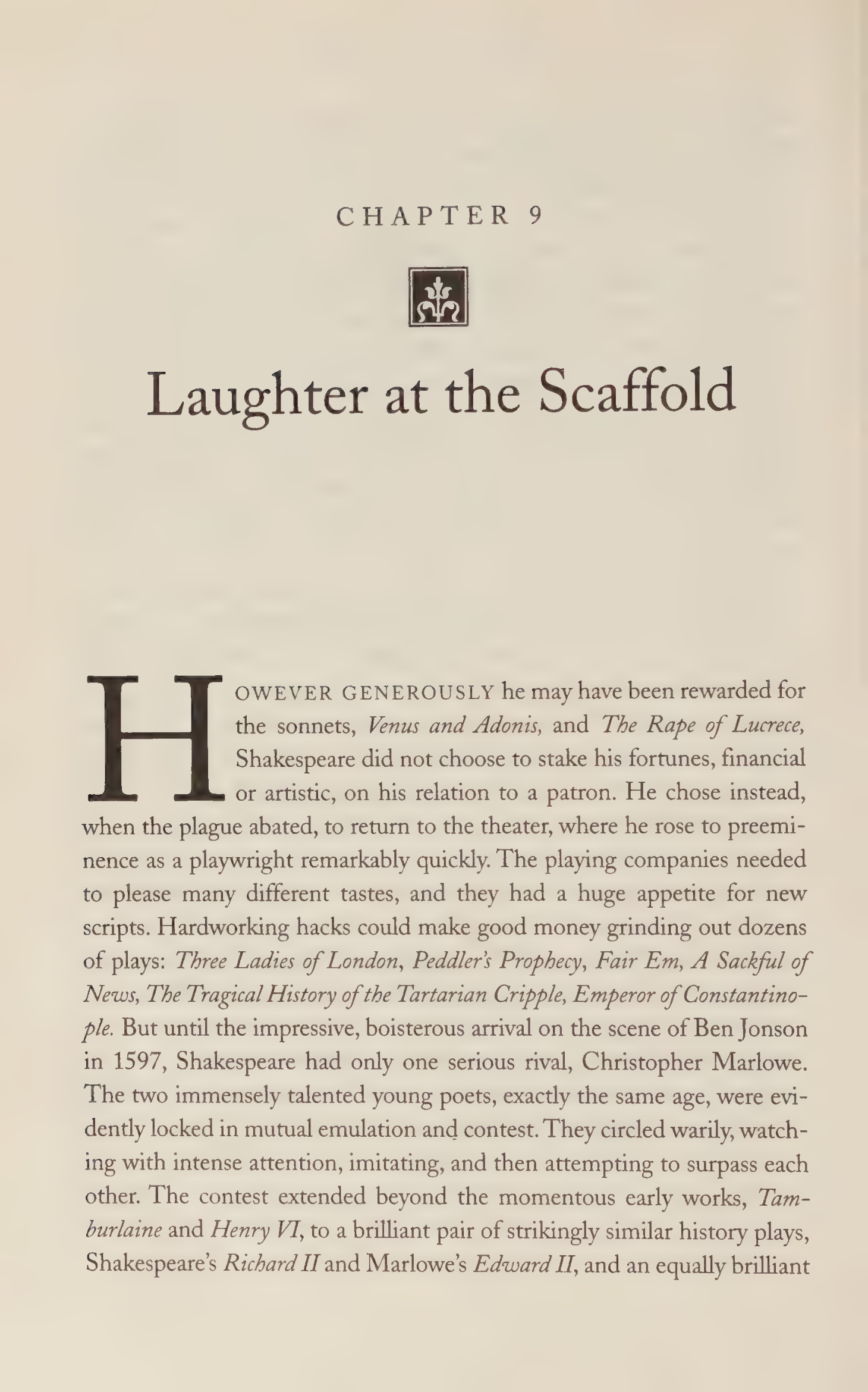 Stephen Greenblatt Will in the World Biography — page 266