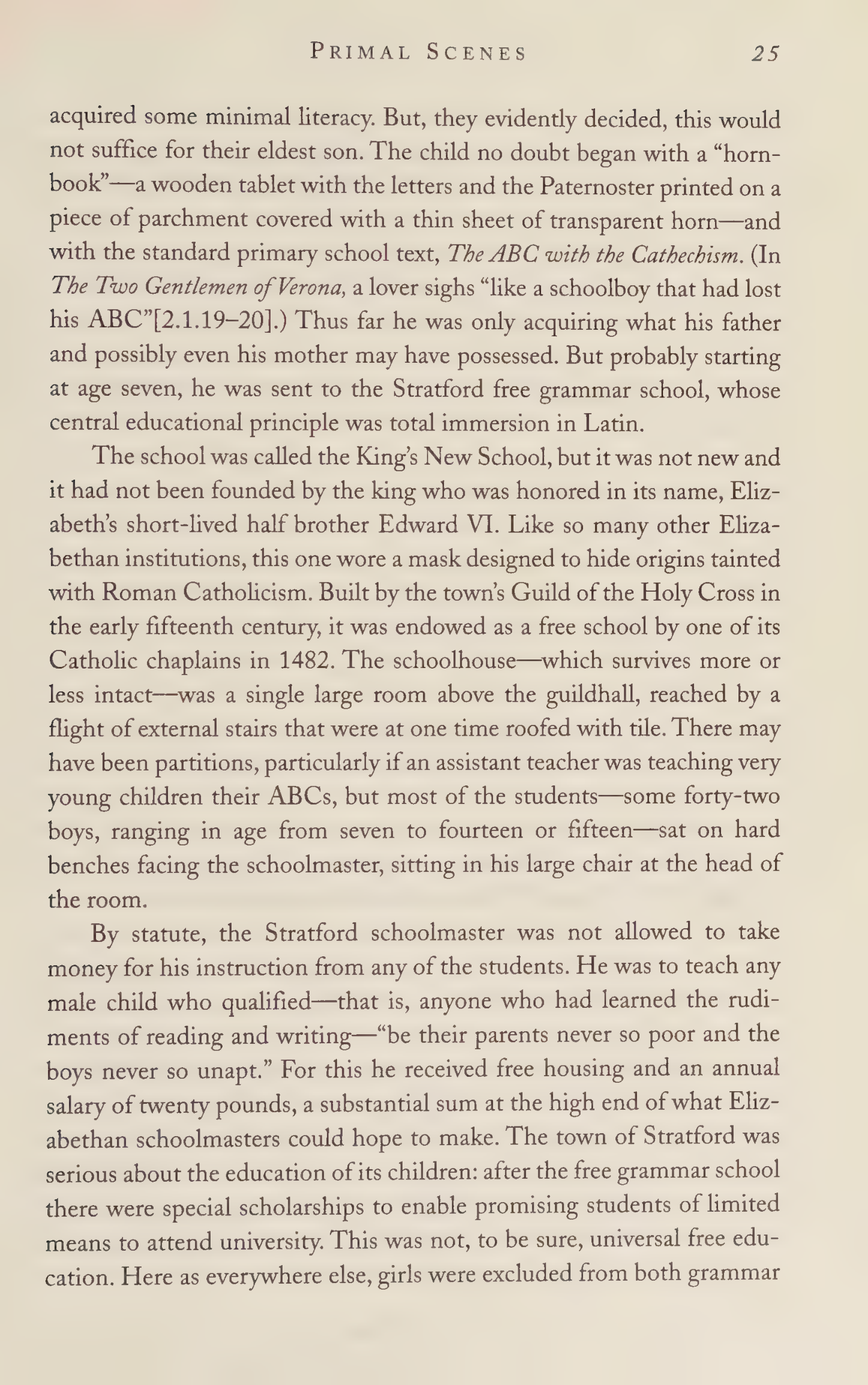 Stephen Greenblatt Will in the World Biography — page 27