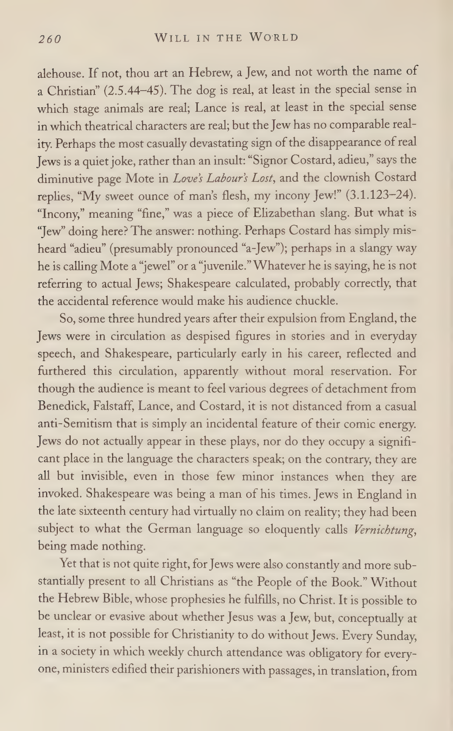 Stephen Greenblatt Will in the World Biography — page 270