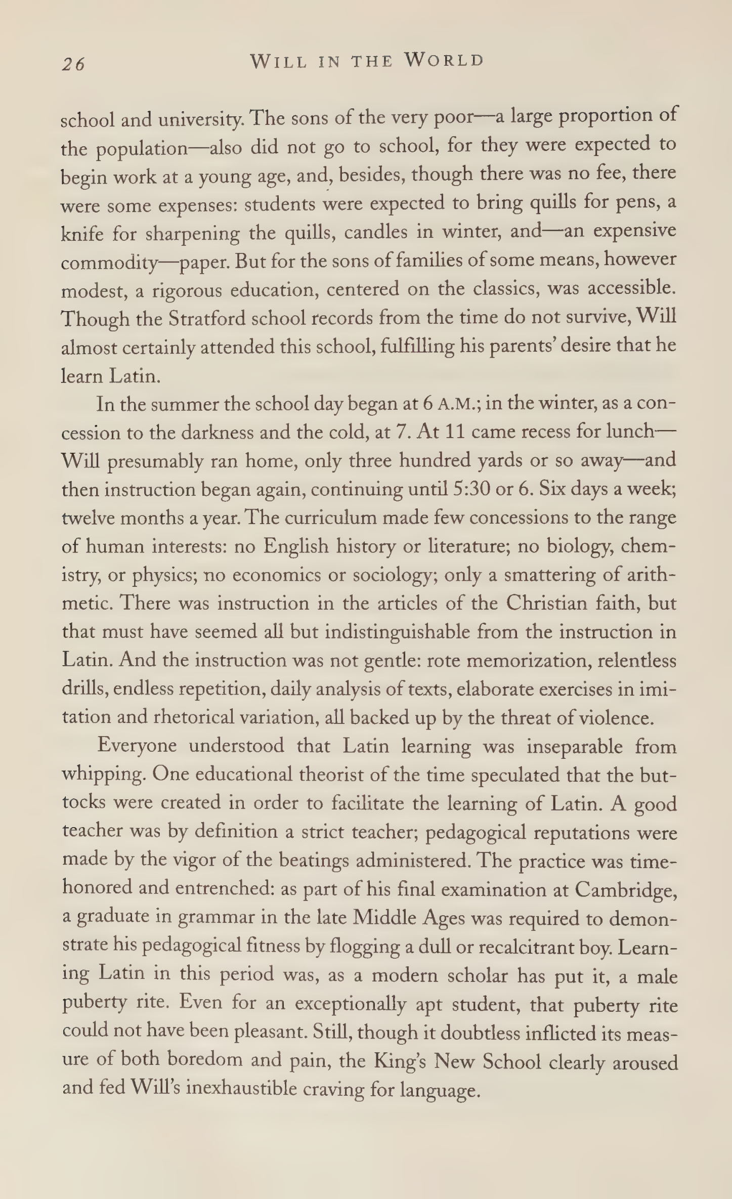 Stephen Greenblatt Will in the World Biography — page 28