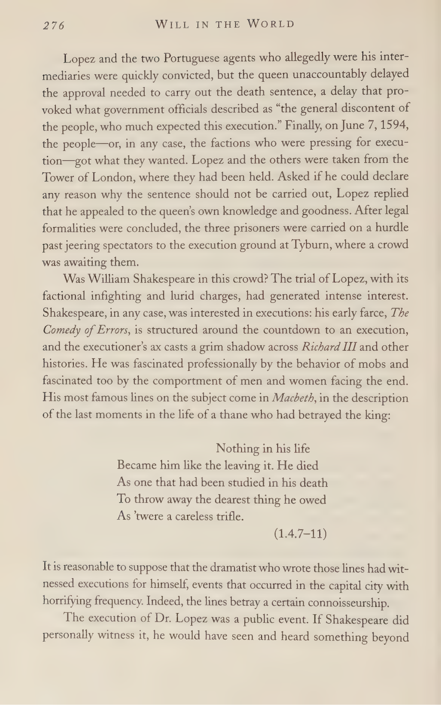 Stephen Greenblatt Will in the World Biography — page 286