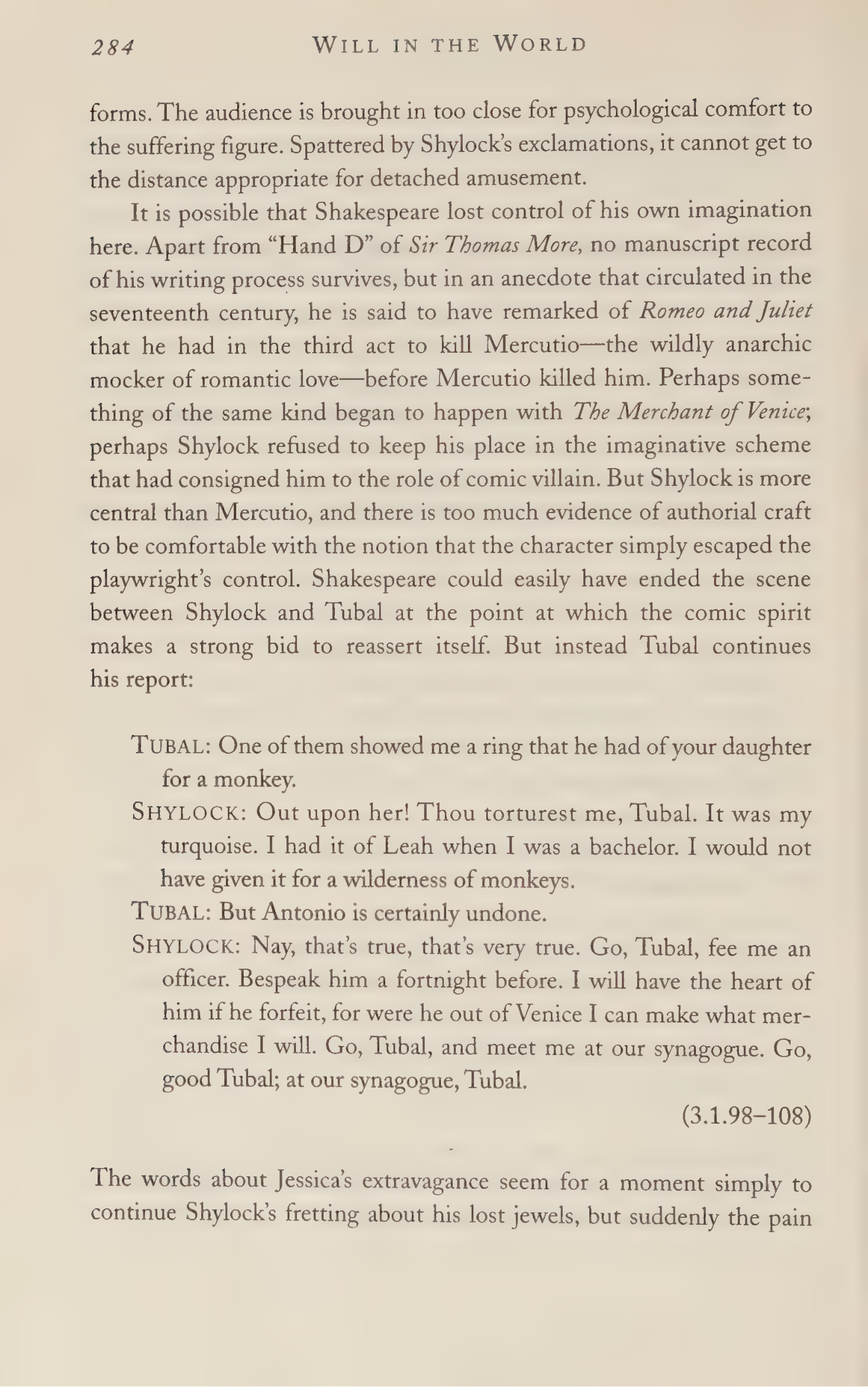 Stephen Greenblatt Will in the World Biography — page 294