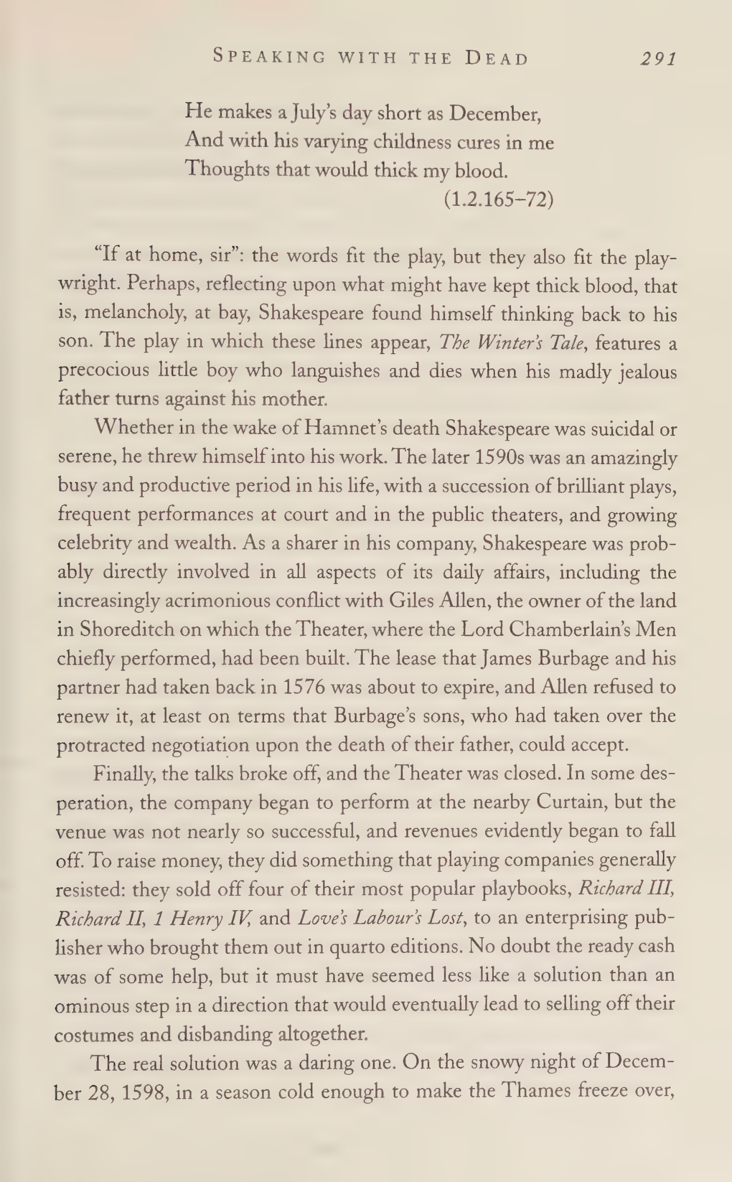 Stephen Greenblatt Will in the World Biography — page 301