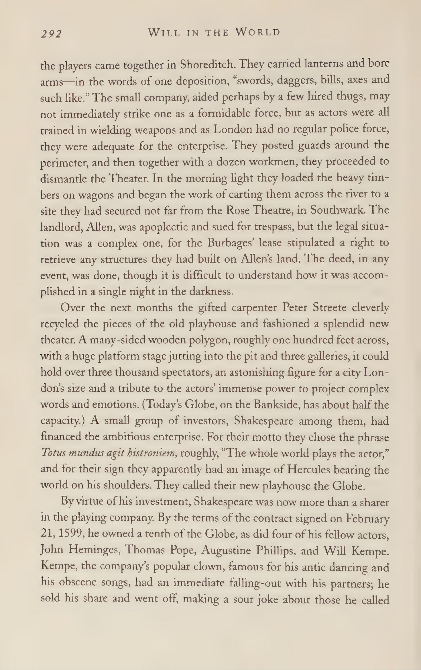 Stephen Greenblatt Will in the World Biography — page 302