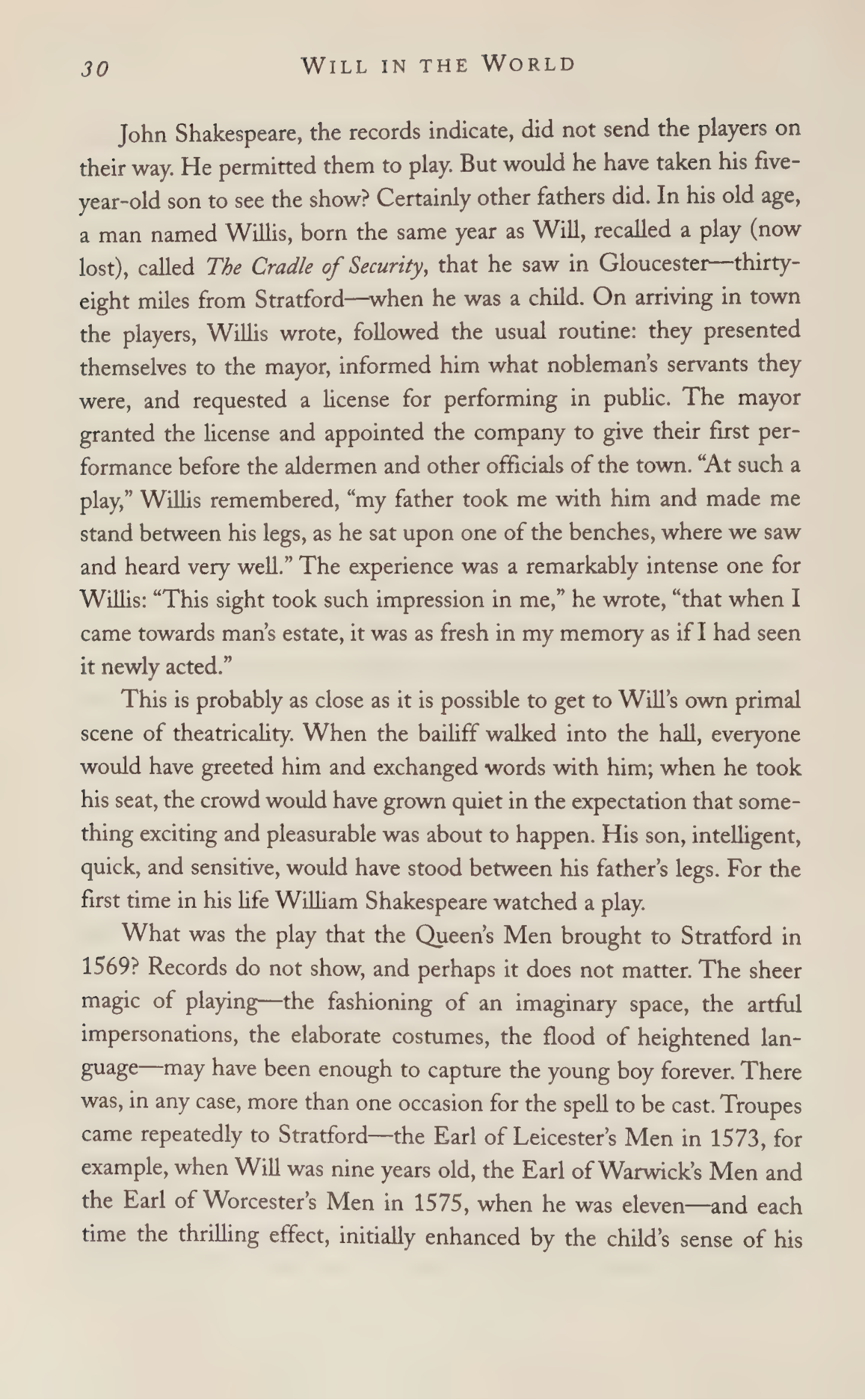 Stephen Greenblatt Will in the World Biography — page 32
