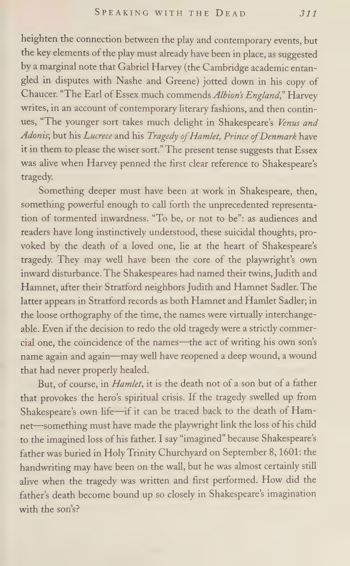 Stephen Greenblatt Will in the World Biography — page 321