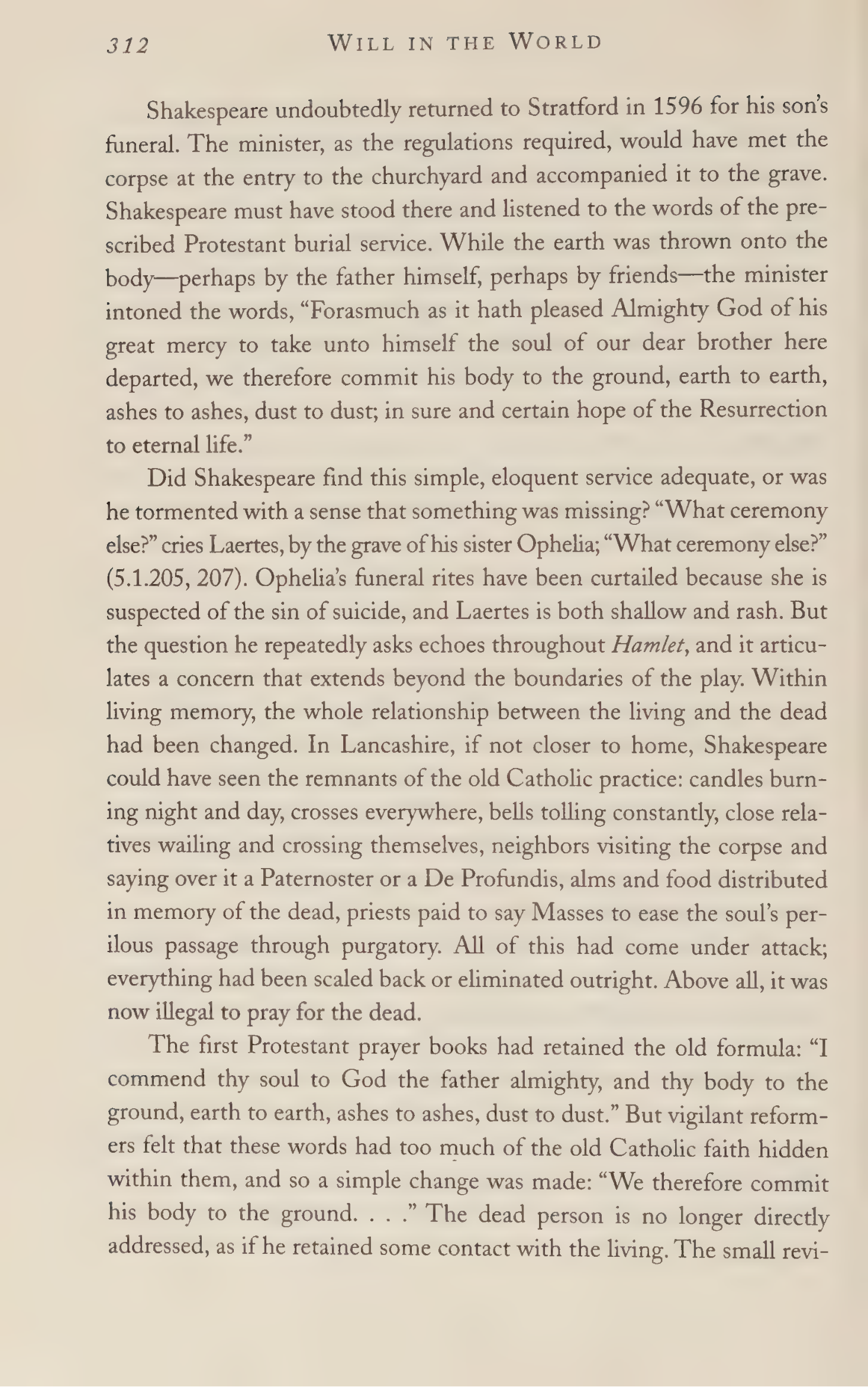Stephen Greenblatt Will in the World Biography — page 322